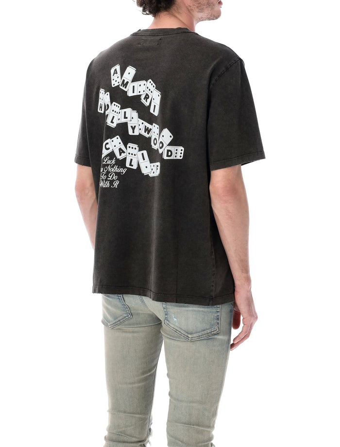 Amiri Domino Tee Black Cotton Tshirt