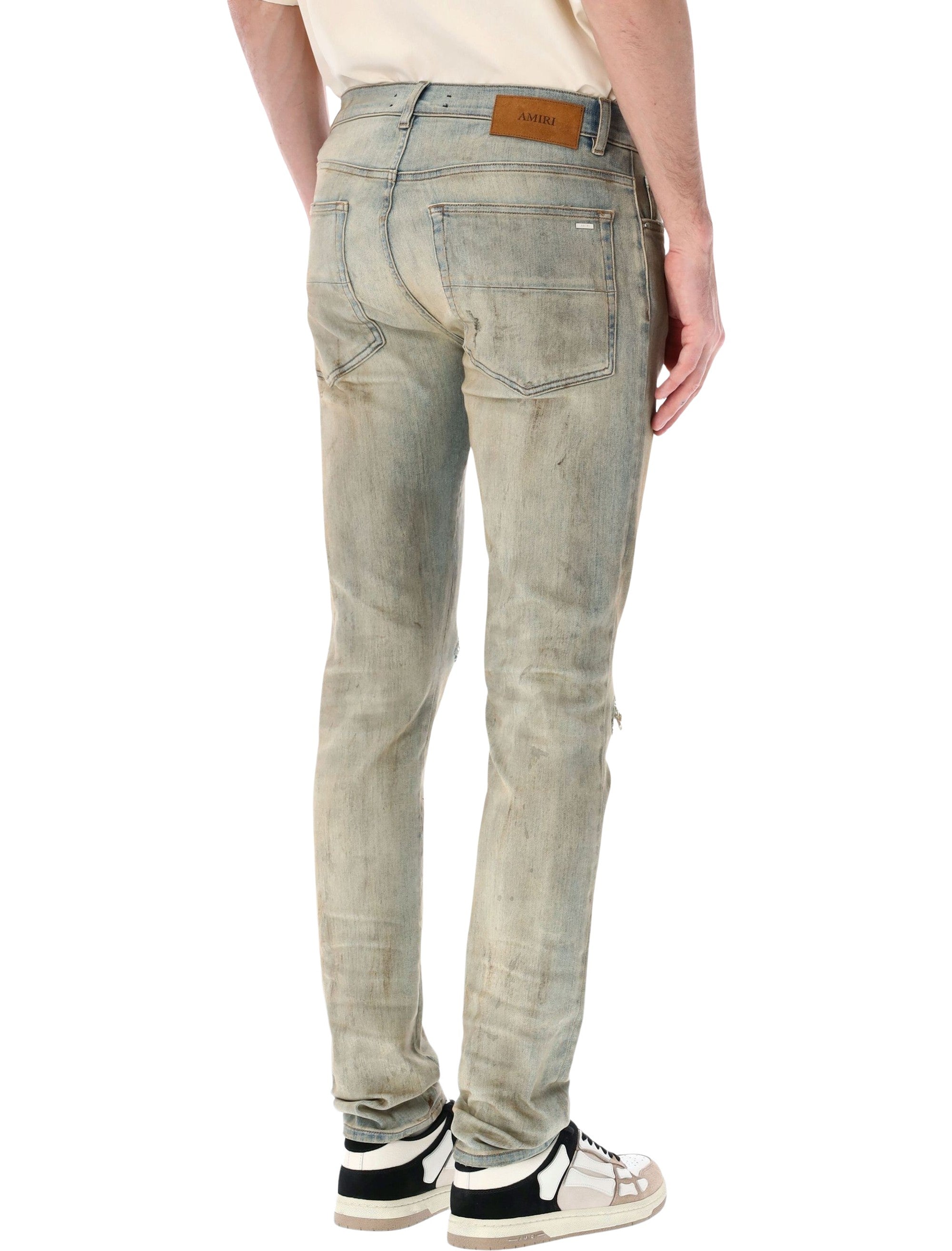 Amiri Mx1 Antique Indigo Jeans Anitique Cotton