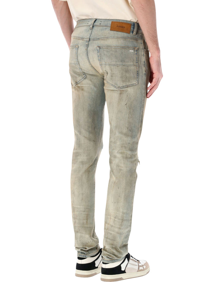 Amiri Mx1 Antique Indigo Jeans Anitique Cotton