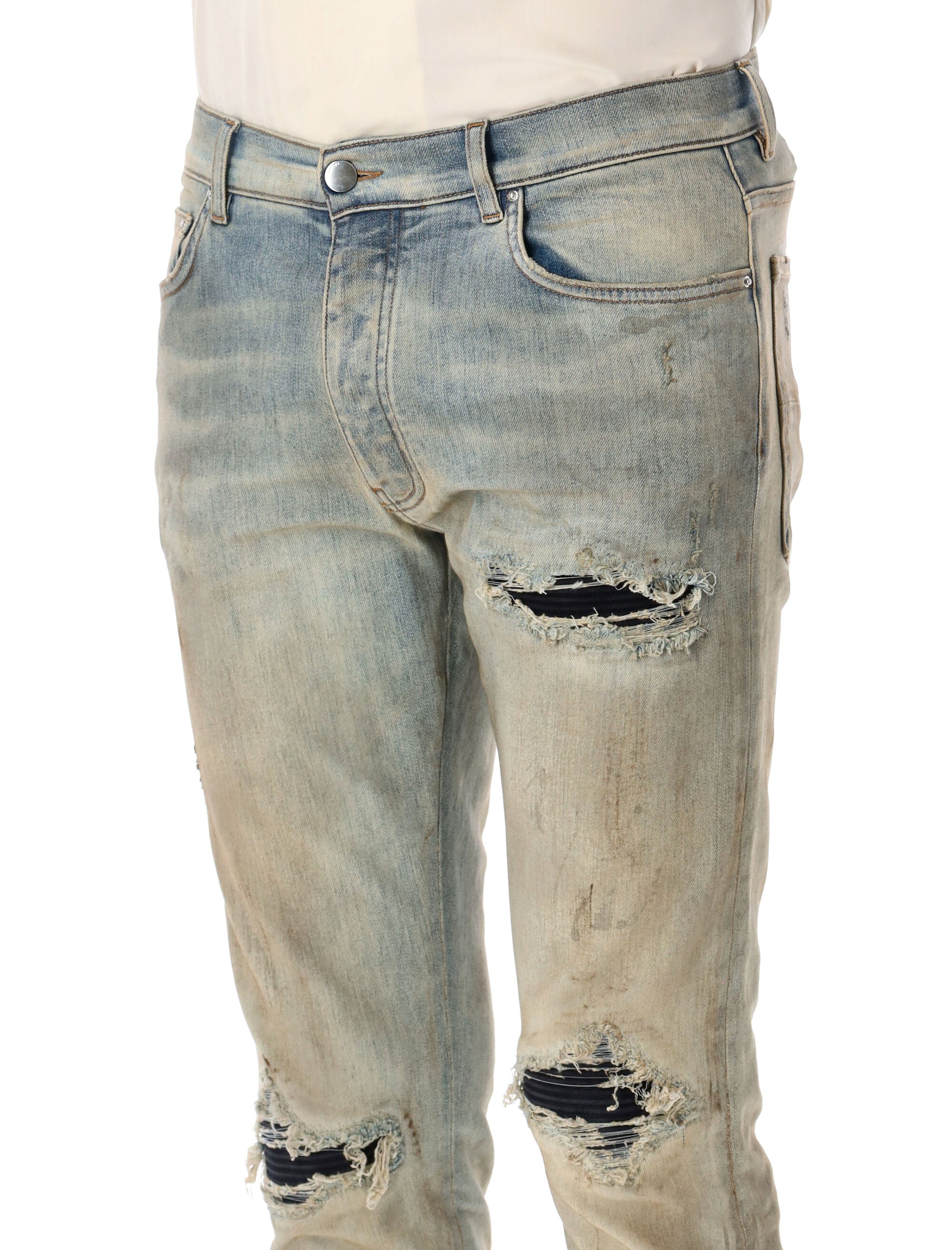 Amiri Mx1 Antique Indigo Jeans Anitique Cotton