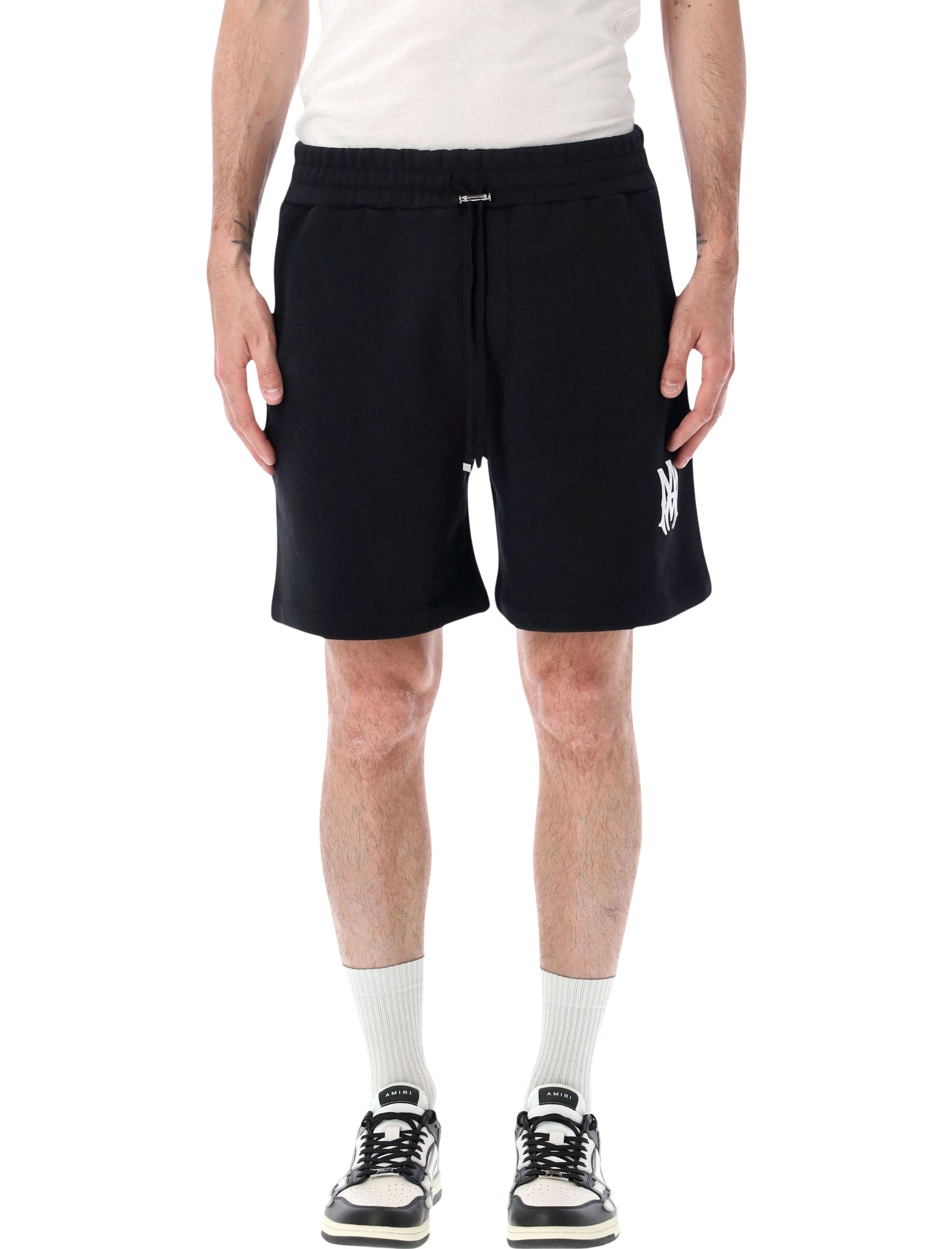Amiri Core Logo Sweat Shorts Black Cotton