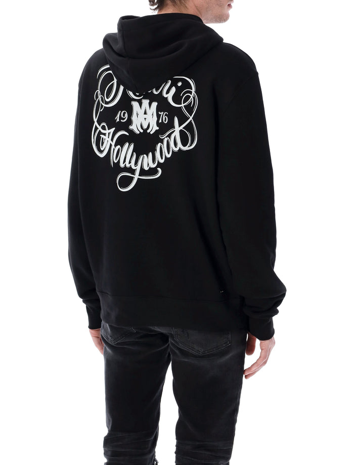 Amiri Hollywood hoodie Black Cotton Sweatshirt