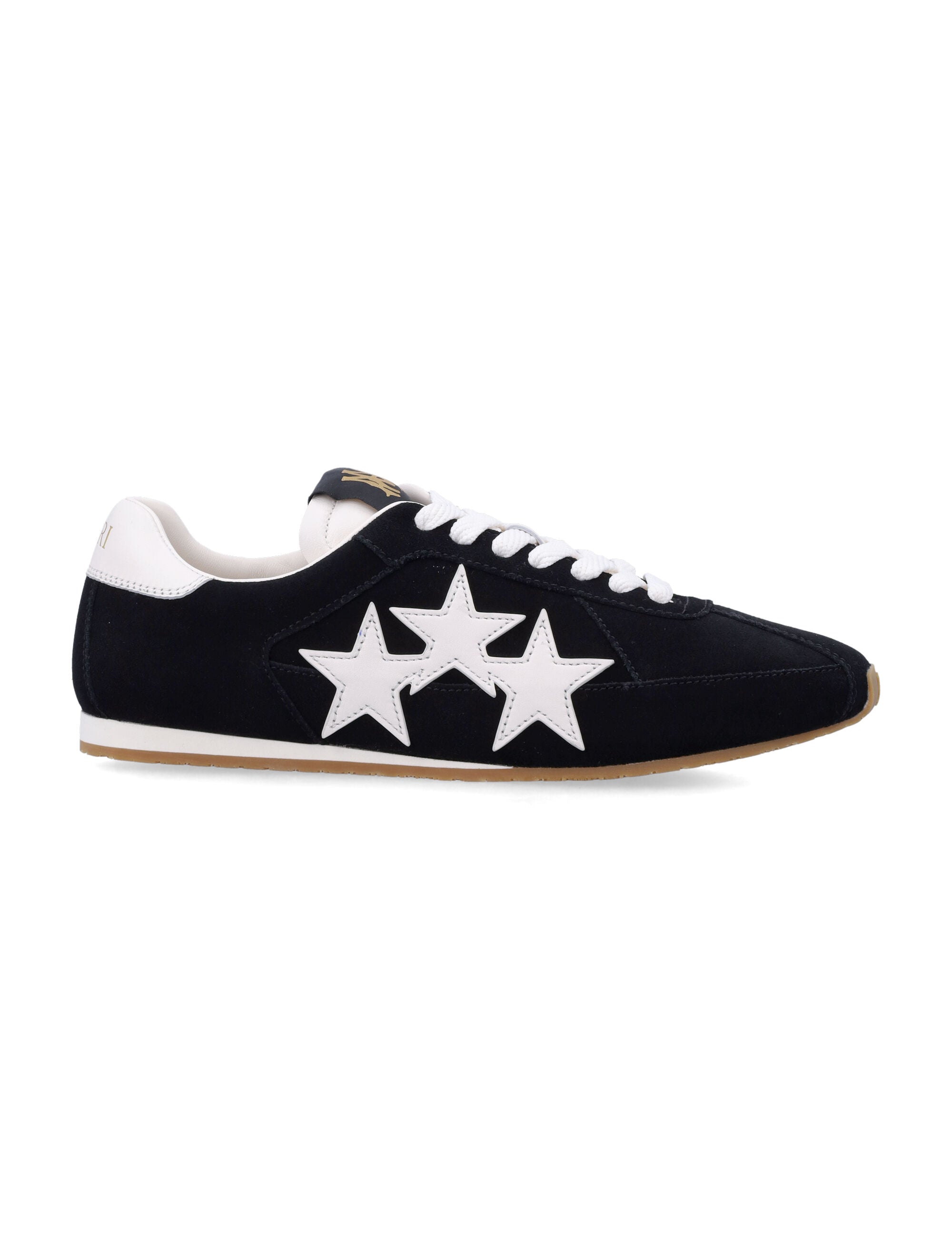 Amiri Pacific Flat Black Star Sneakers Upper