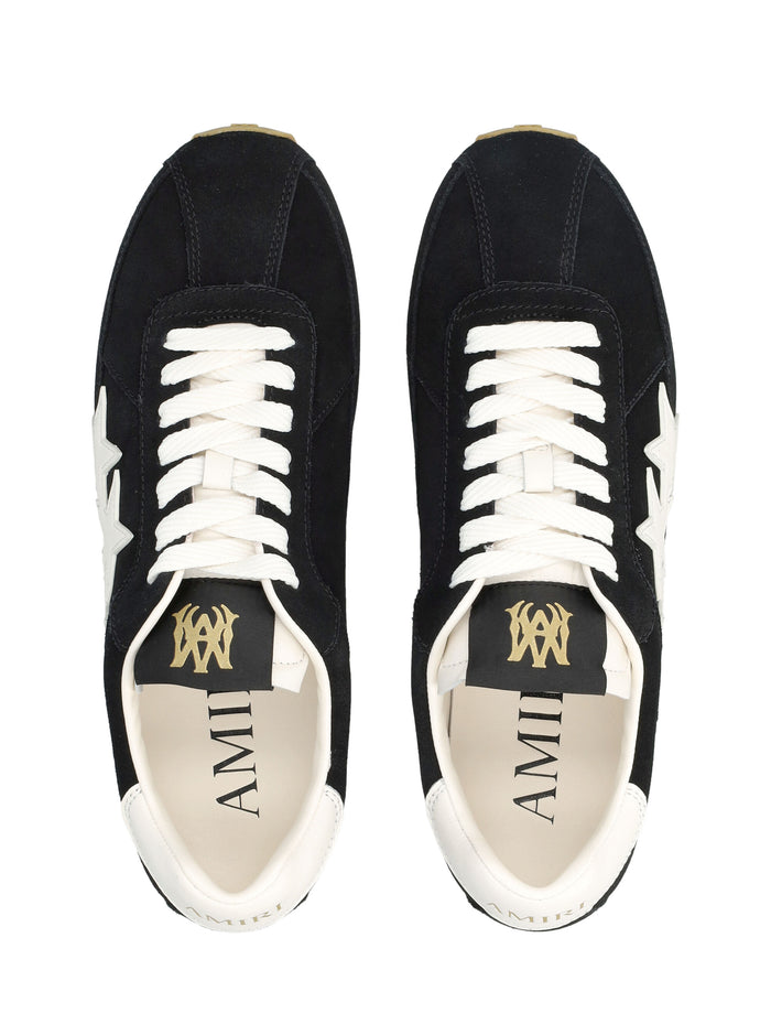 Amiri Pacific Flat Black Star Sneakers Upper