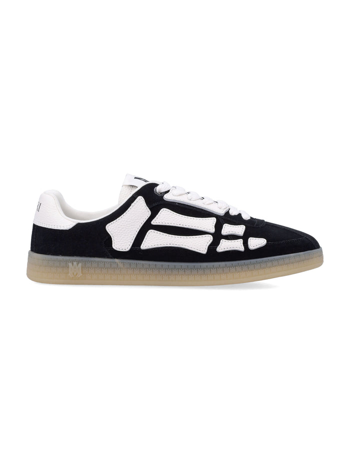 Amiri Pacific Bones Suede Sneakers Black Upper