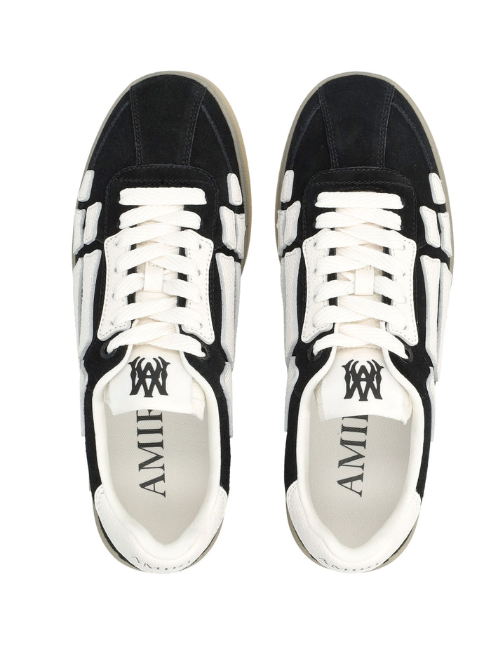 Amiri Pacific Bones Suede Sneakers Black Upper