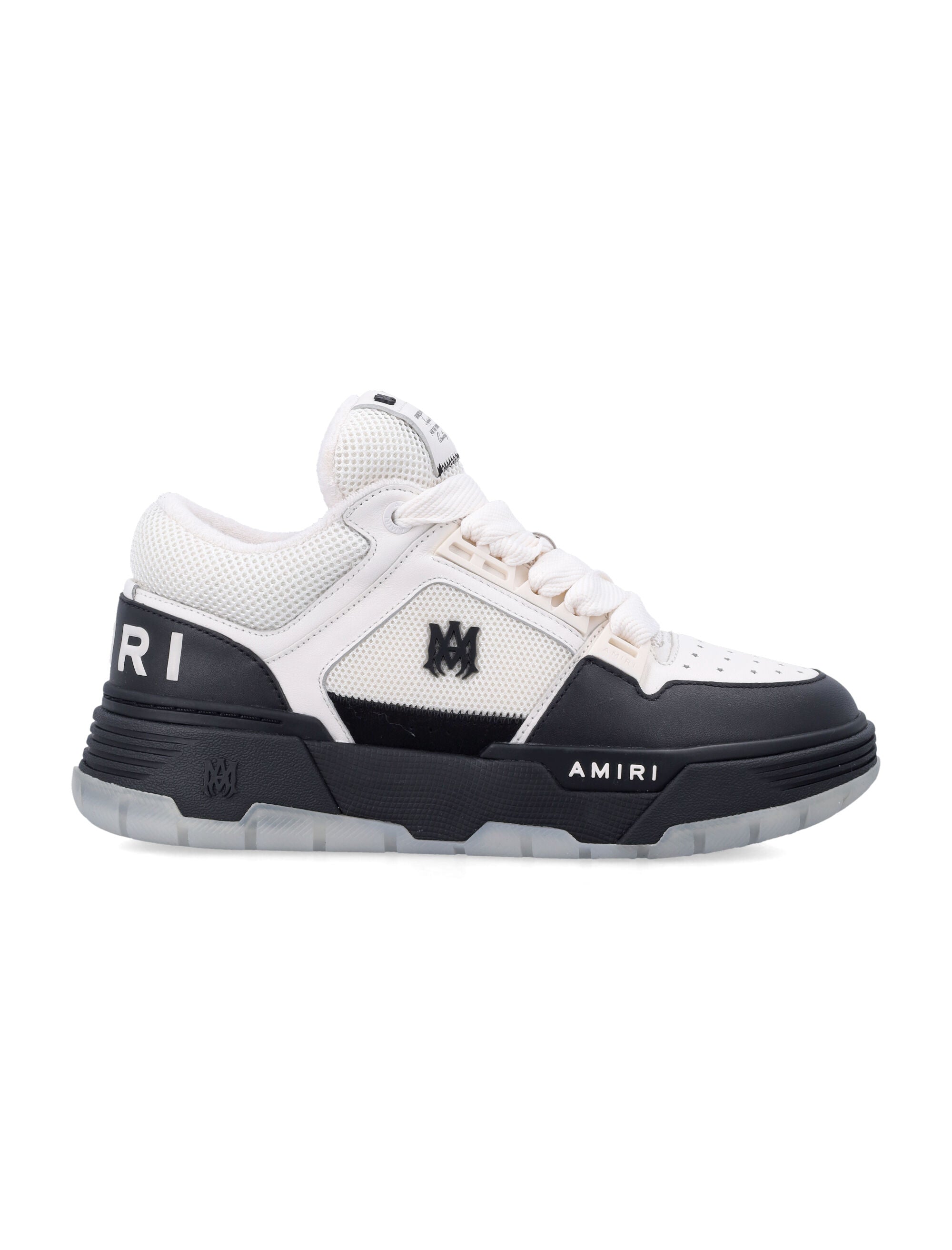 Amiri MA-1 Leather Mesh Sneakers Black Upper