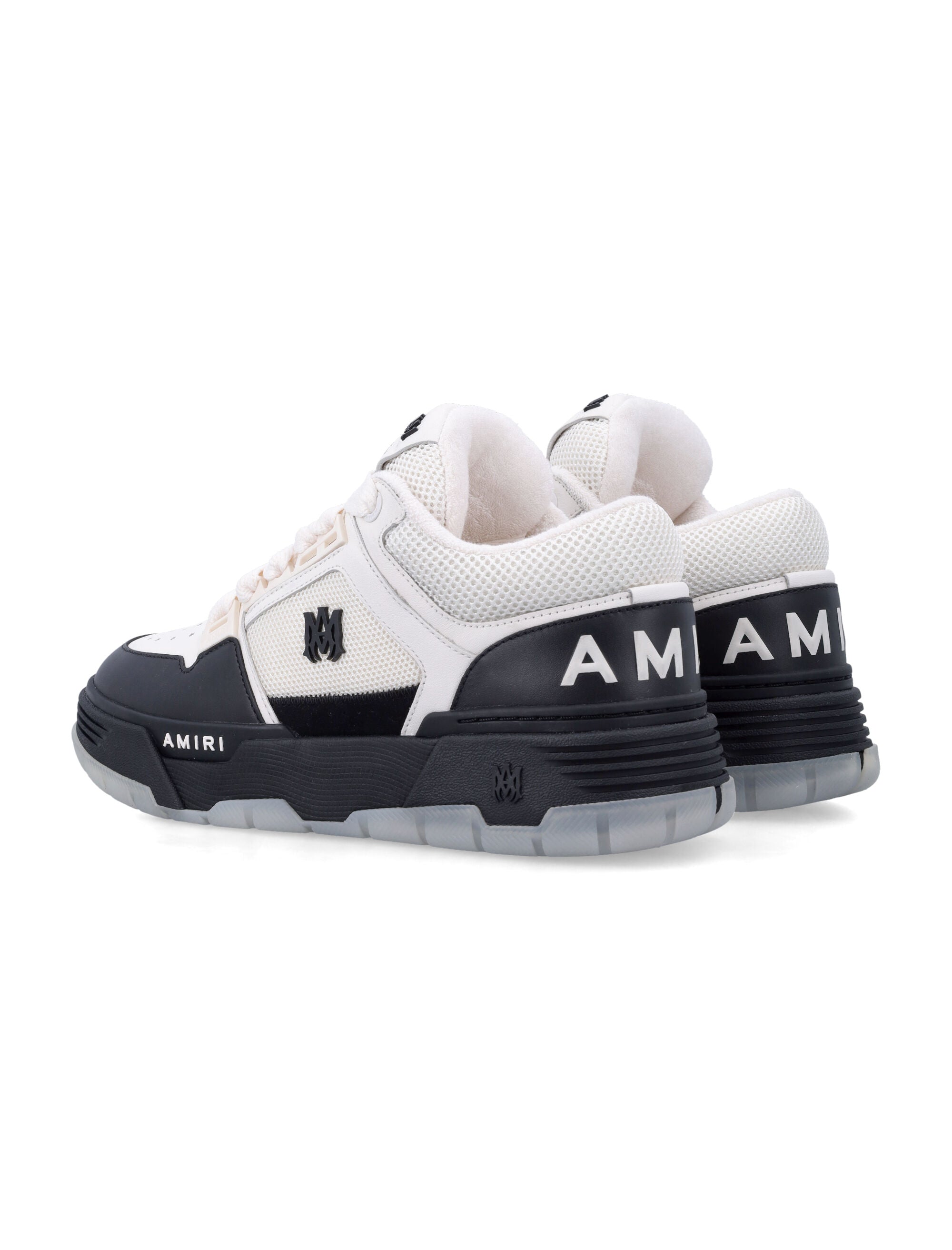 Amiri MA-1 Leather Mesh Sneakers Black Upper
