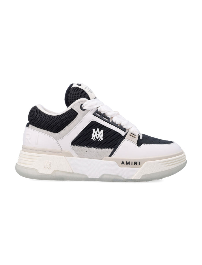 Amiri MA-1 Leather Mesh Sneakers Black Alabaster Upper