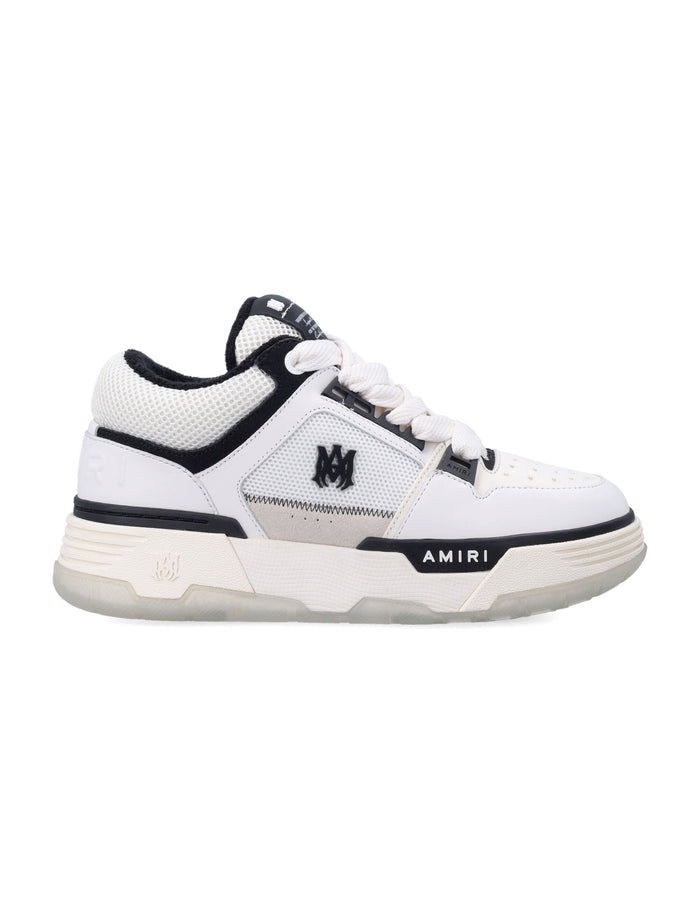 Amiri MA-1 Leather Mesh Sneakers White Black Upper