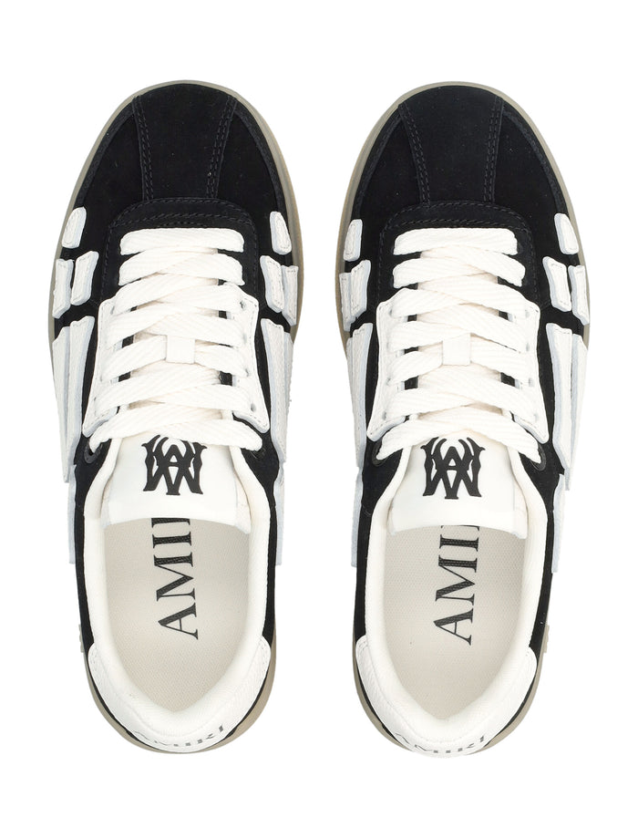 Amiri Pacific Bones Womens Suede Sneakers Black Upper