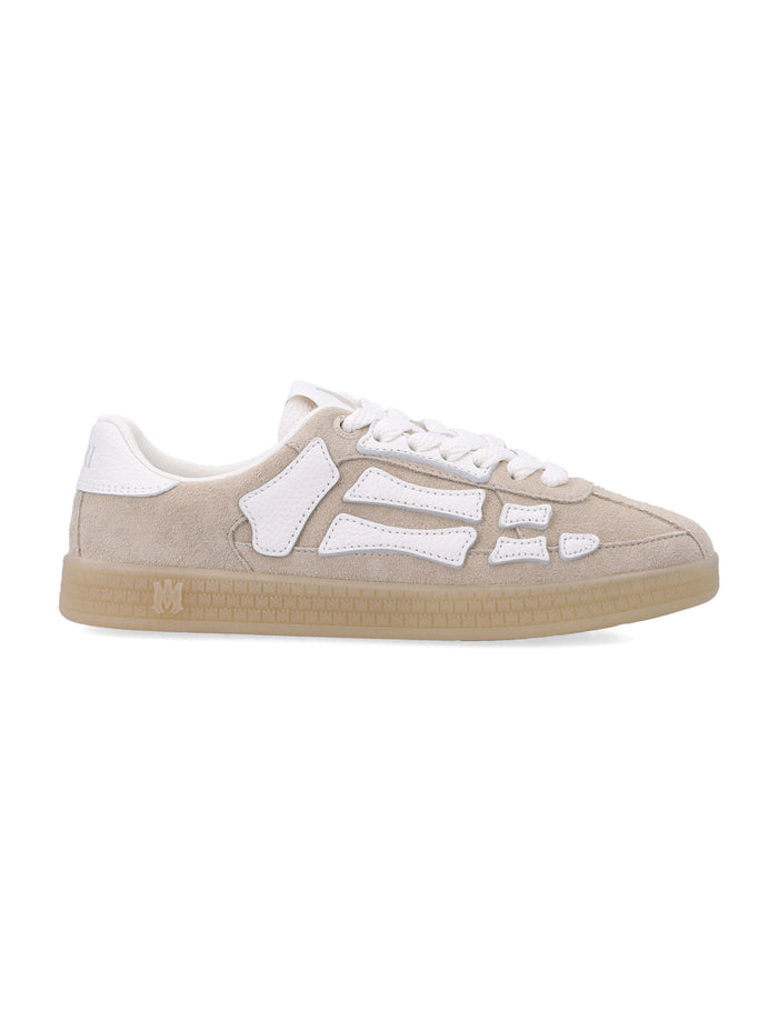 Amiri Pacific Bones Womens Suede Sneakers Sand Upper