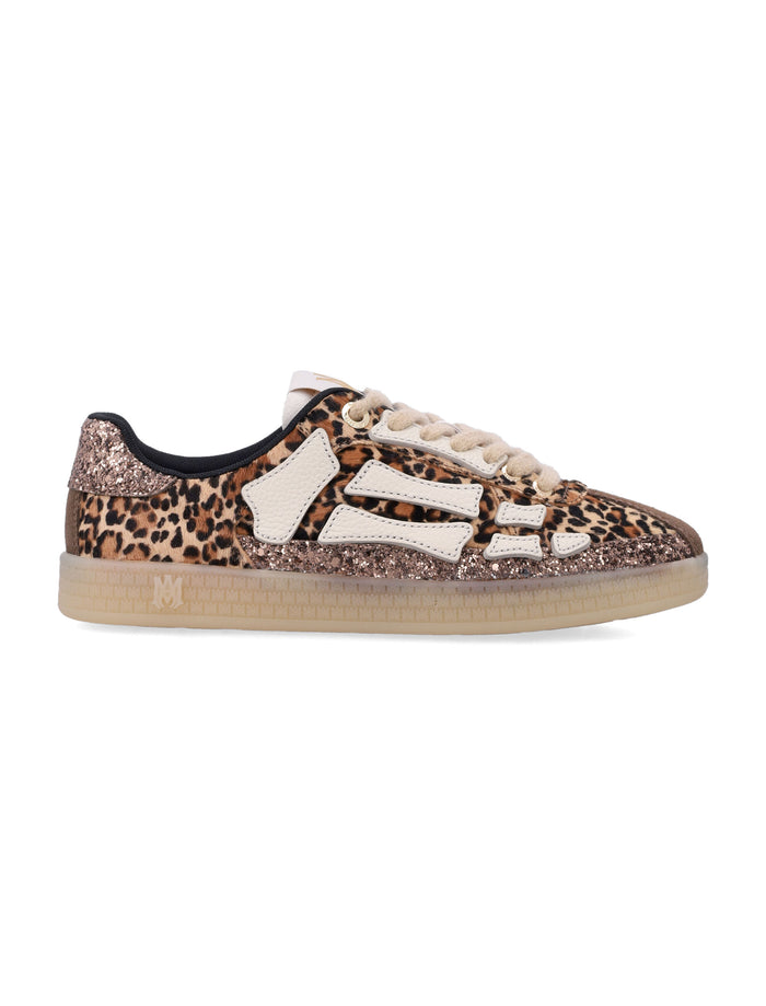 Amiri Leopard Pacific Bones Low-Top womans Sneakers Brown Upper