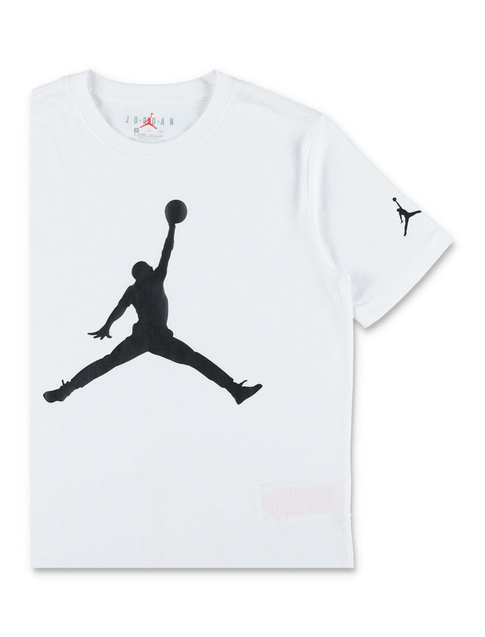 Bike Jordan Cotton Logo T-Shirt For Kids White Tshirt