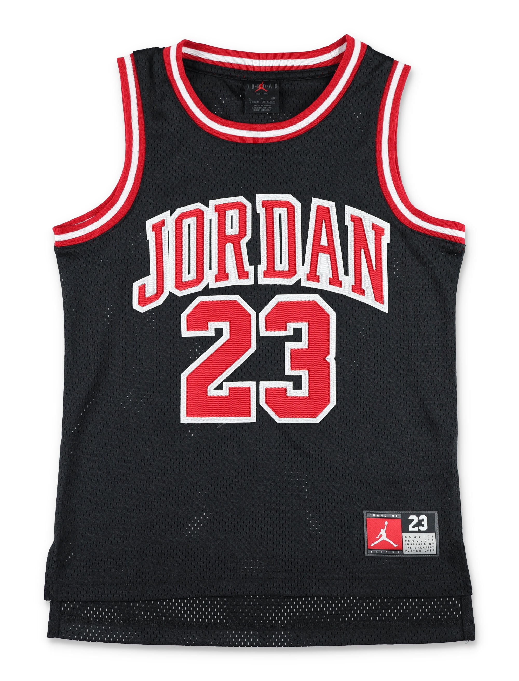 Nike Jordan Kids 23 Michael Jersey Black Polyester Tank