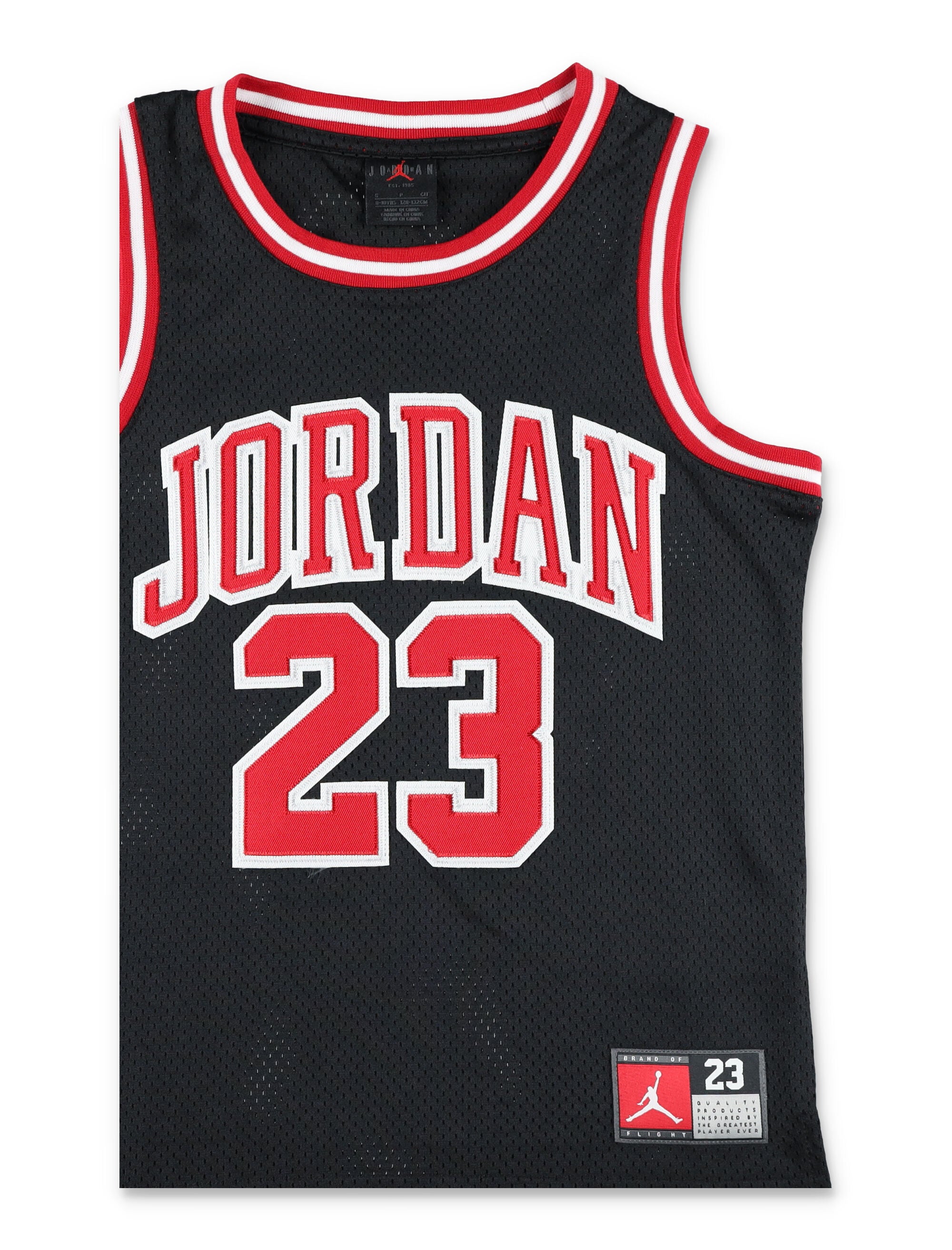 Nike Jordan Kids 23 Michael Jersey Black Polyester Tank