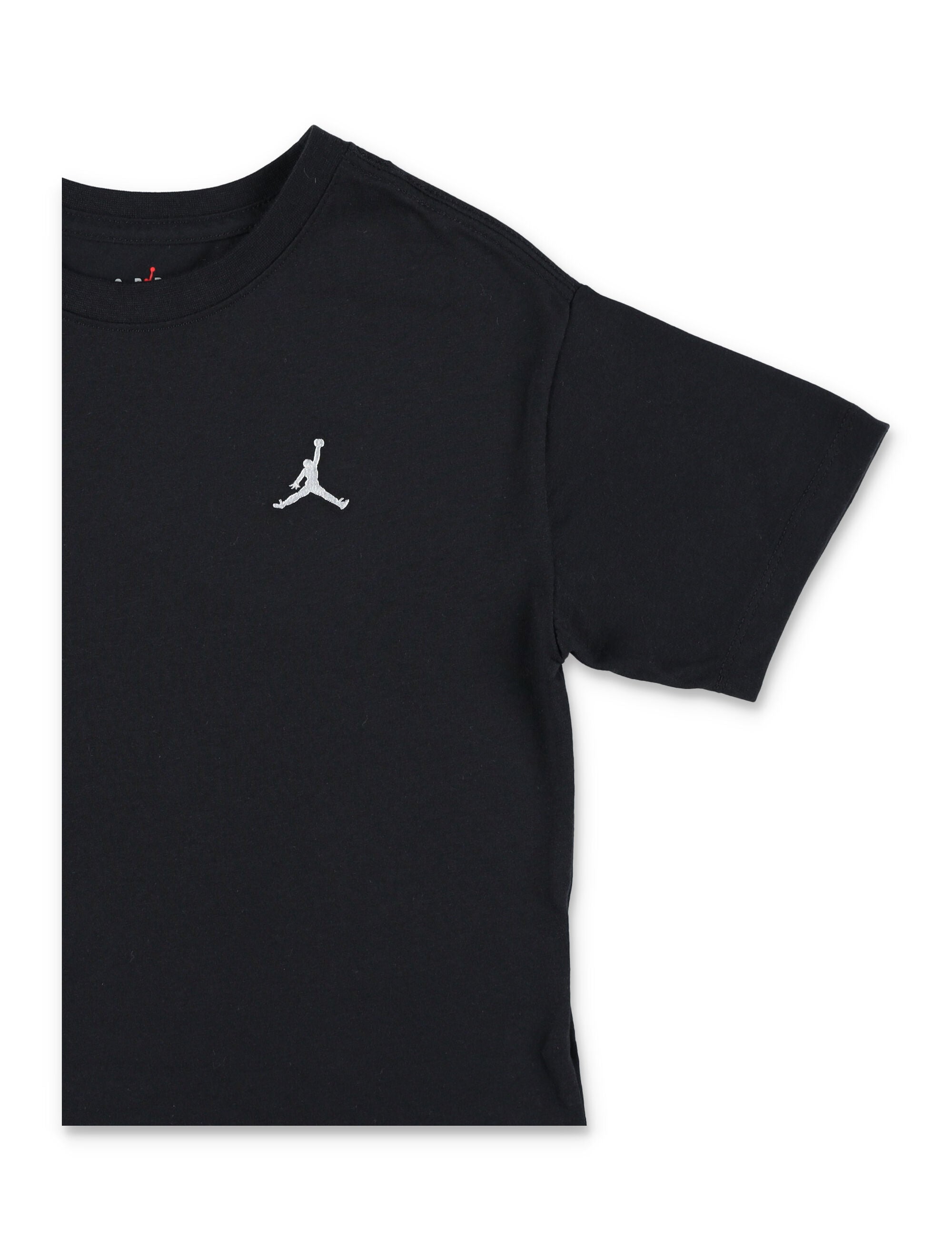 Nike Jordan Boxy Fit Logo T-Shirt For Kids Black Cotton Tshirt