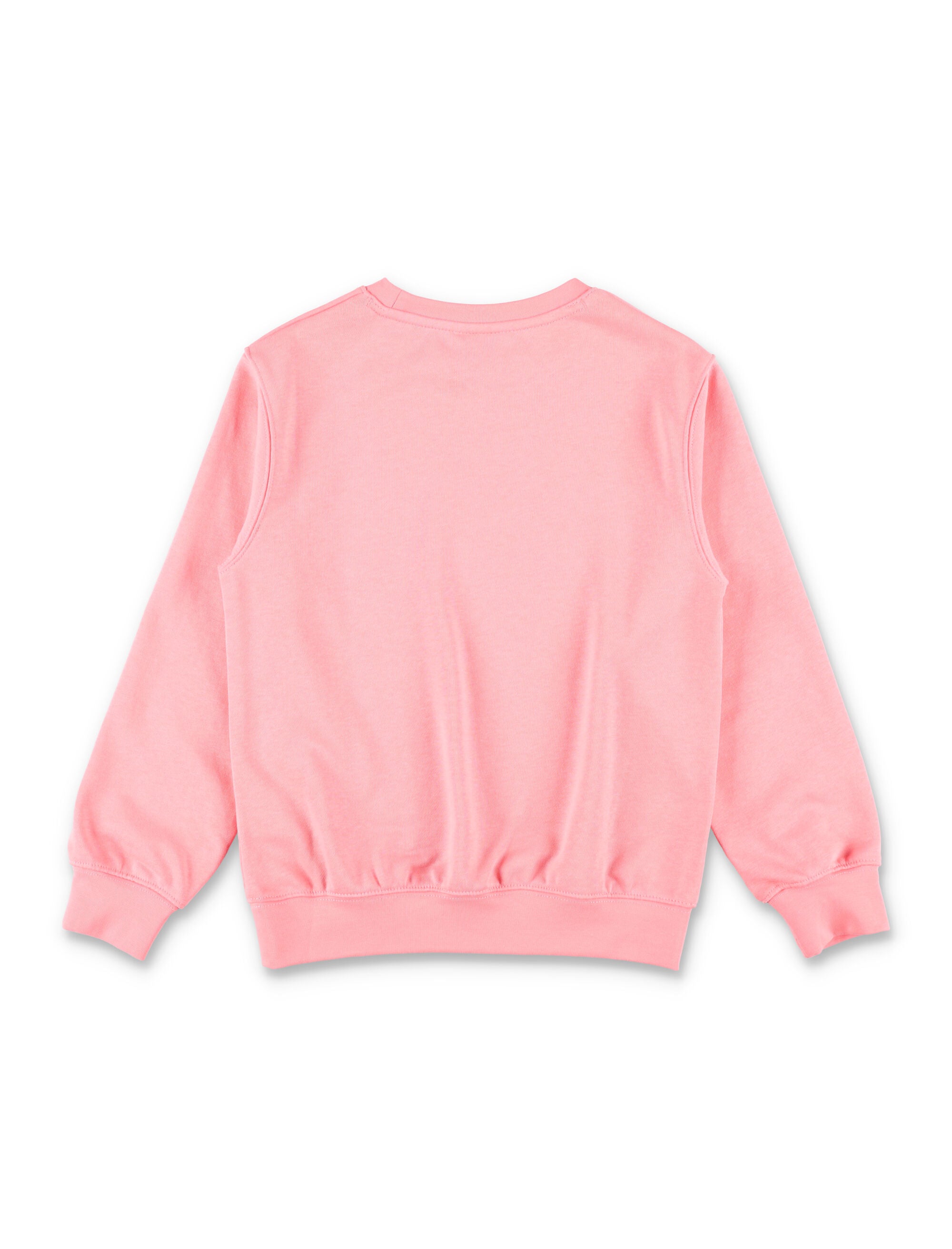 Nike Jordan Pink Fleece Logo Sweatshirt For Kids Cotton