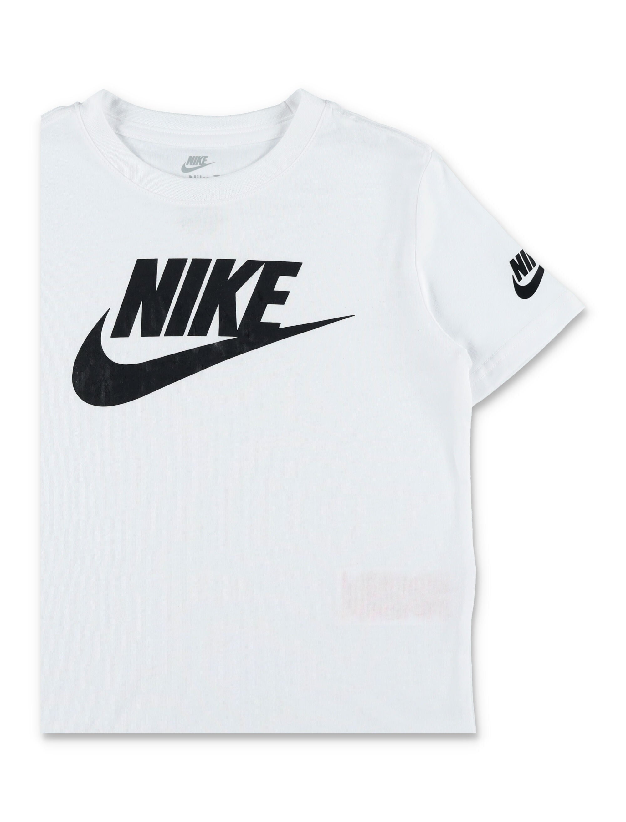Nike logo cotton t-shirt for kids White Tshirt