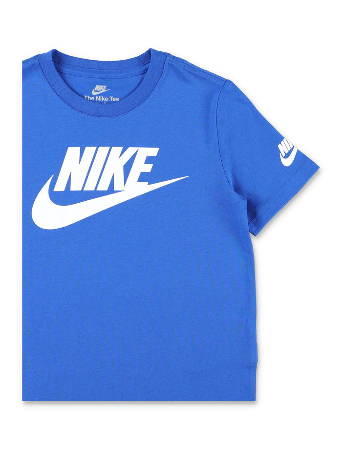 Nike Logo Cotton T-Shirt For Kids Navy Tshirt