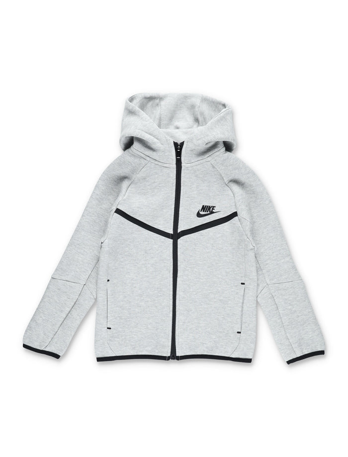 Nike Fleece Hoodie & Jogging Set For Kids Grey Cotton