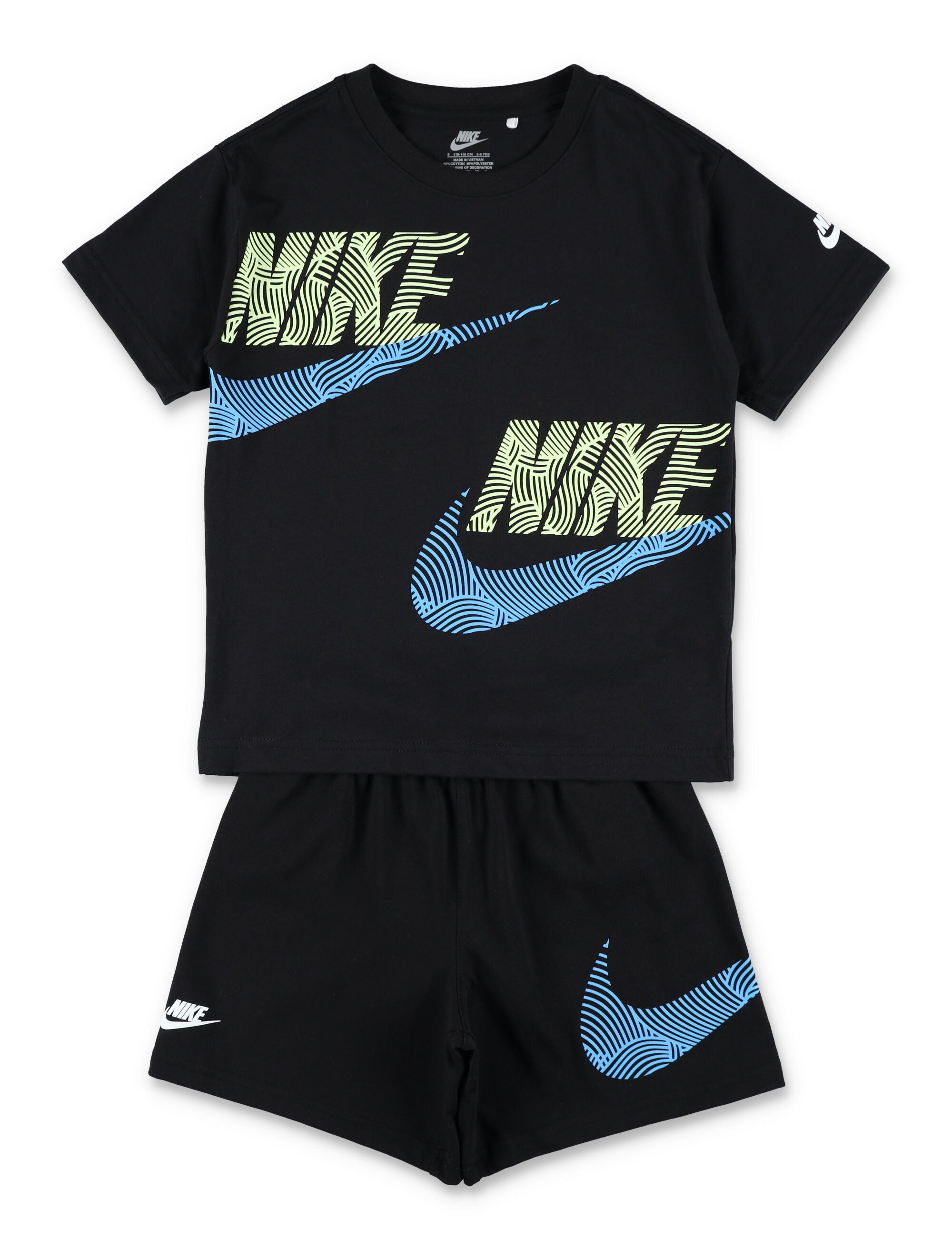 Nike Sportswear The Zone Kids 2-Piece Set Black Cotton
