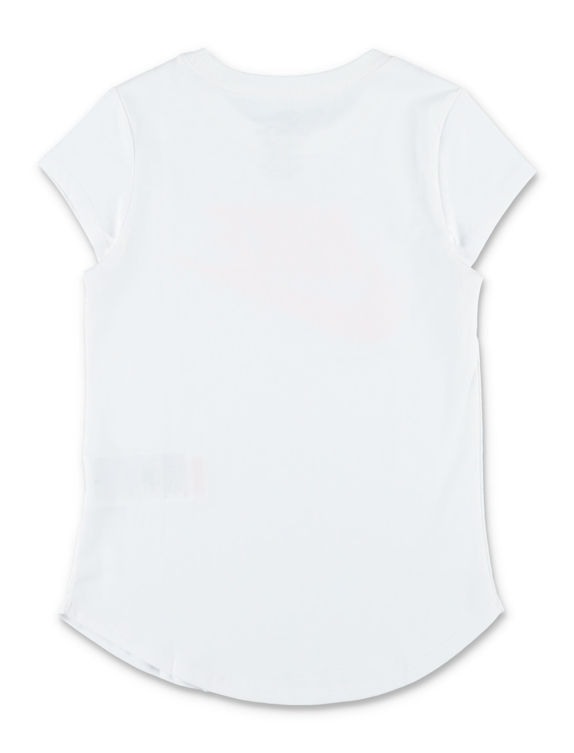 Nike Glitter Logo Short Sleeve Tee For Girls White Cotton Tshirt