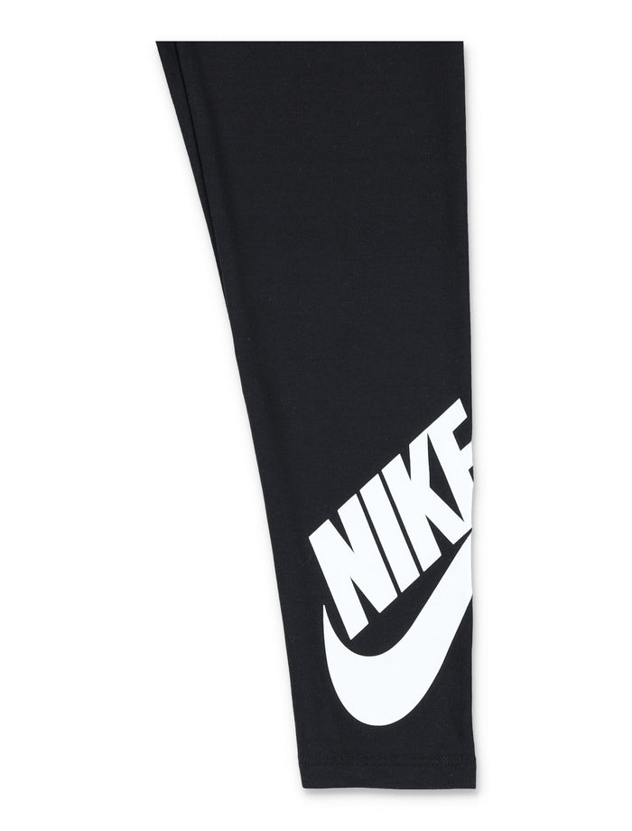 Nike Logo Cotton Leggings Black