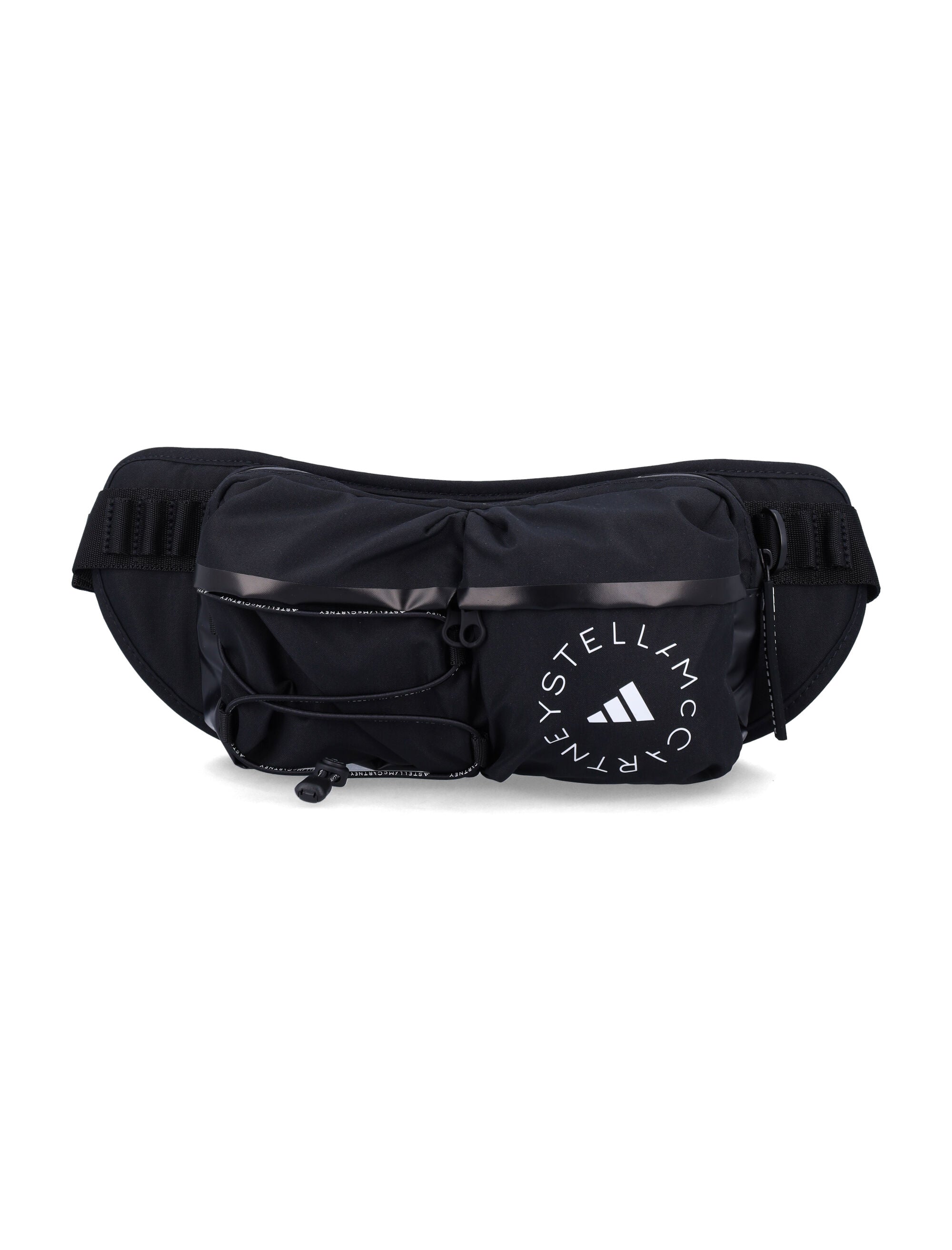 Adidas by Stella McCartney Logo Fanny Pack Black Recycled Polyester Belt Bag