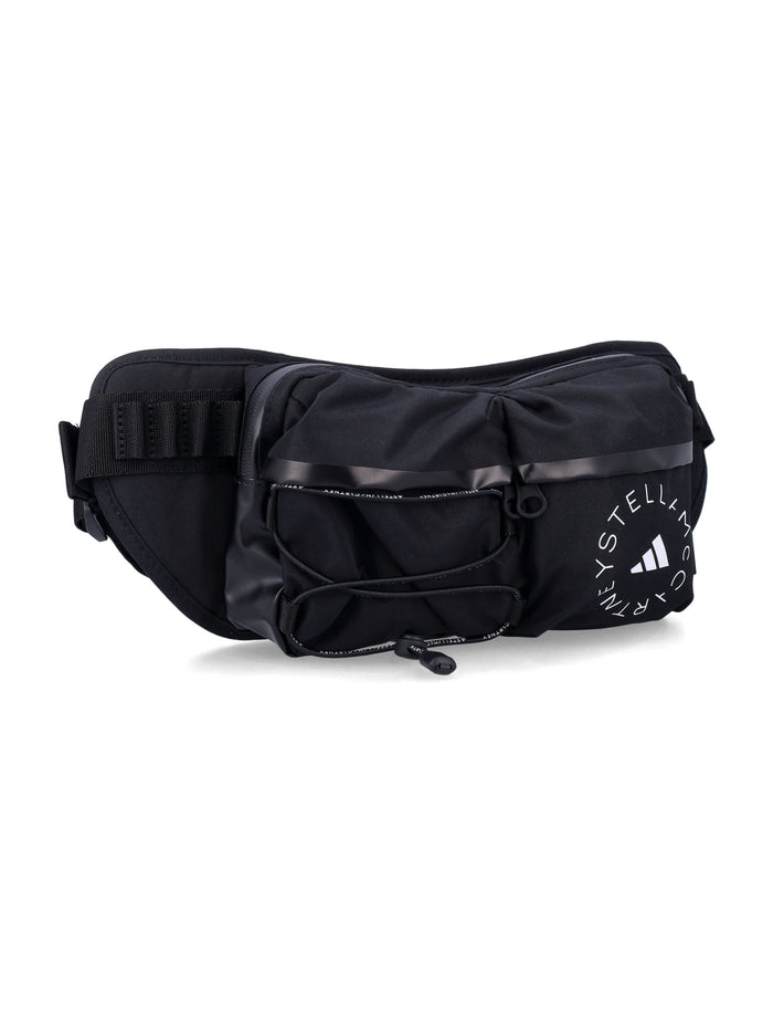 Adidas by Stella McCartney Logo Fanny Pack Black Recycled Polyester Belt Bag