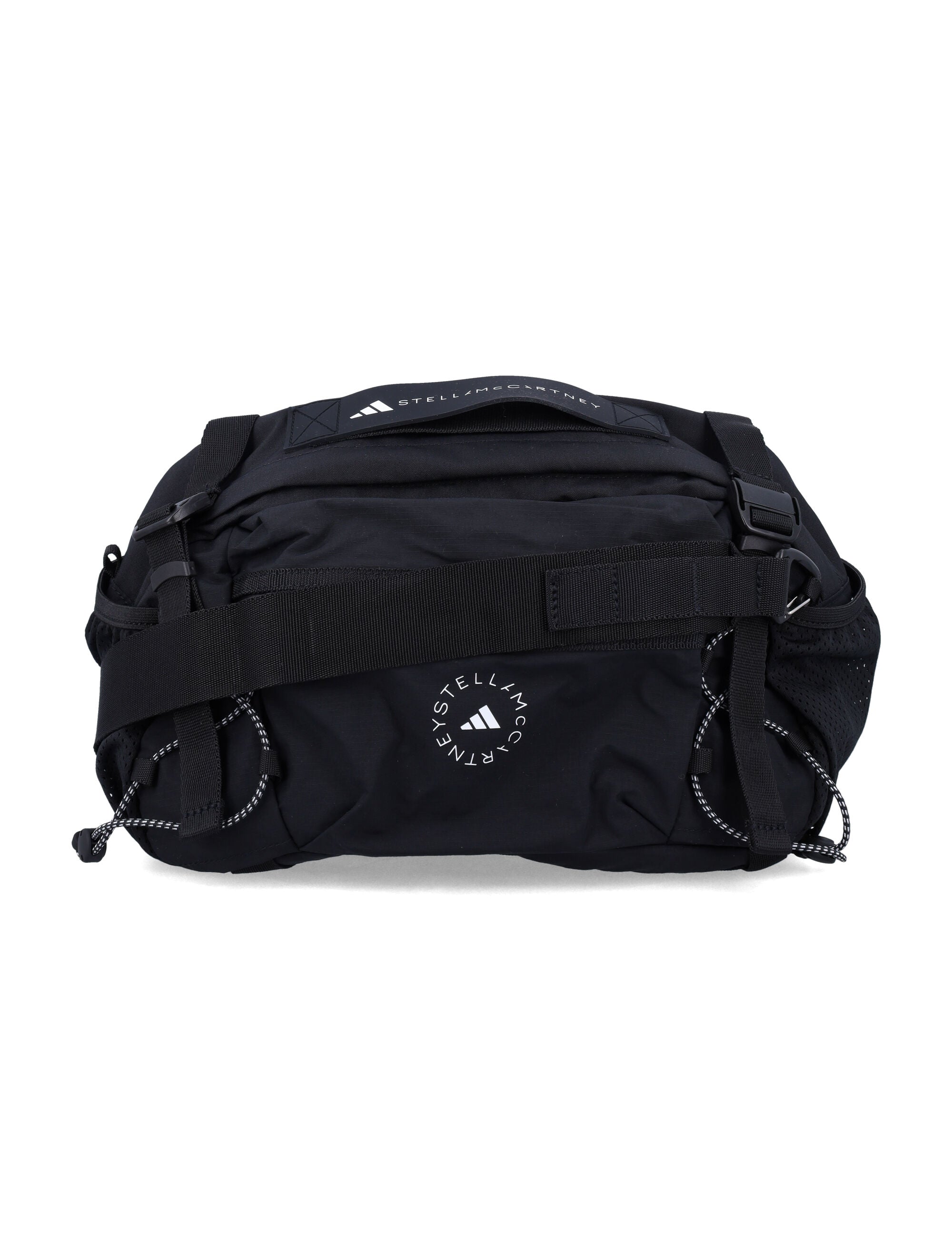 Adidas by Stella McCartney Logo Multisport Bag Black Recycled Polyester Belt
