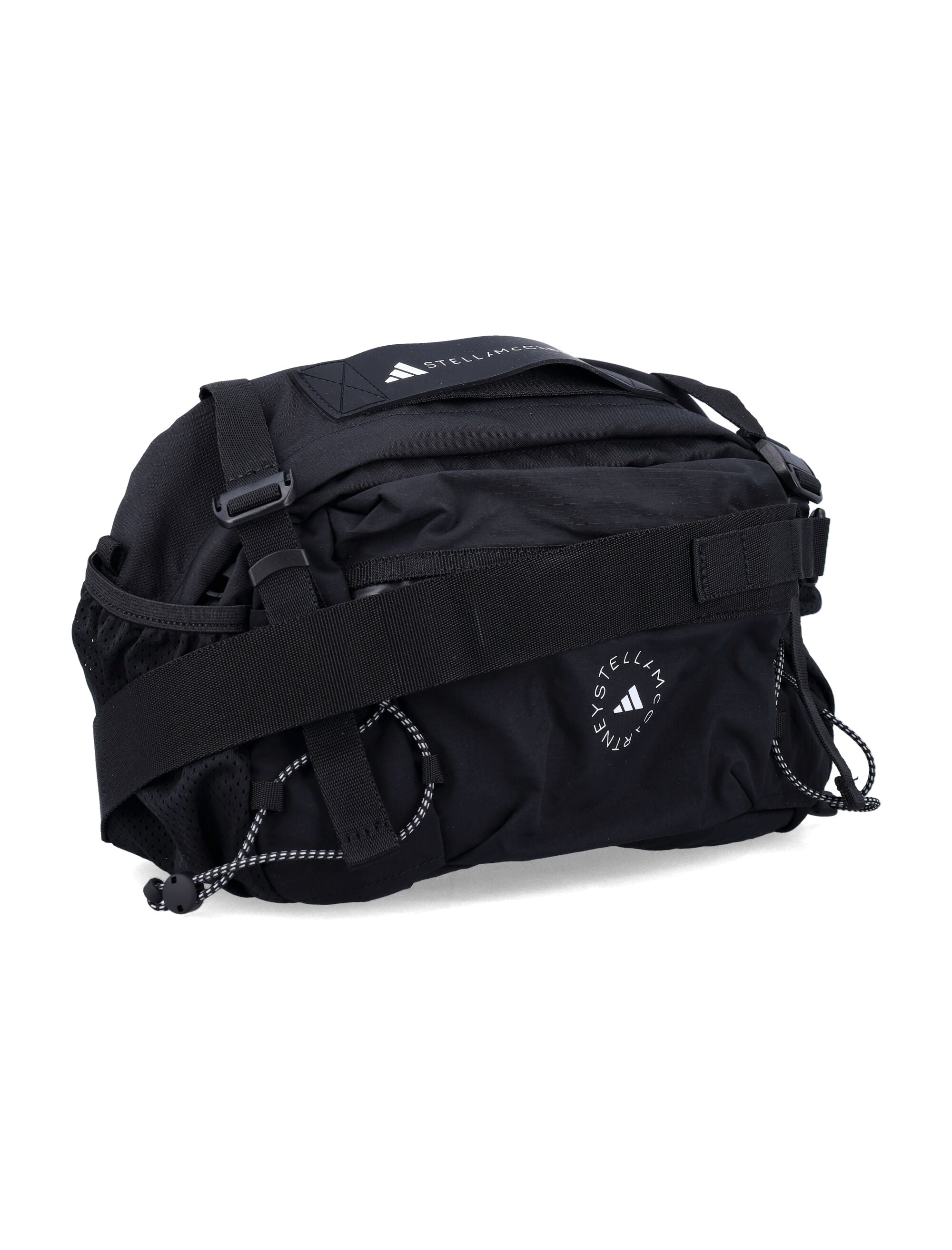 Adidas by Stella McCartney Logo Multisport Bag Black Recycled Polyester Belt