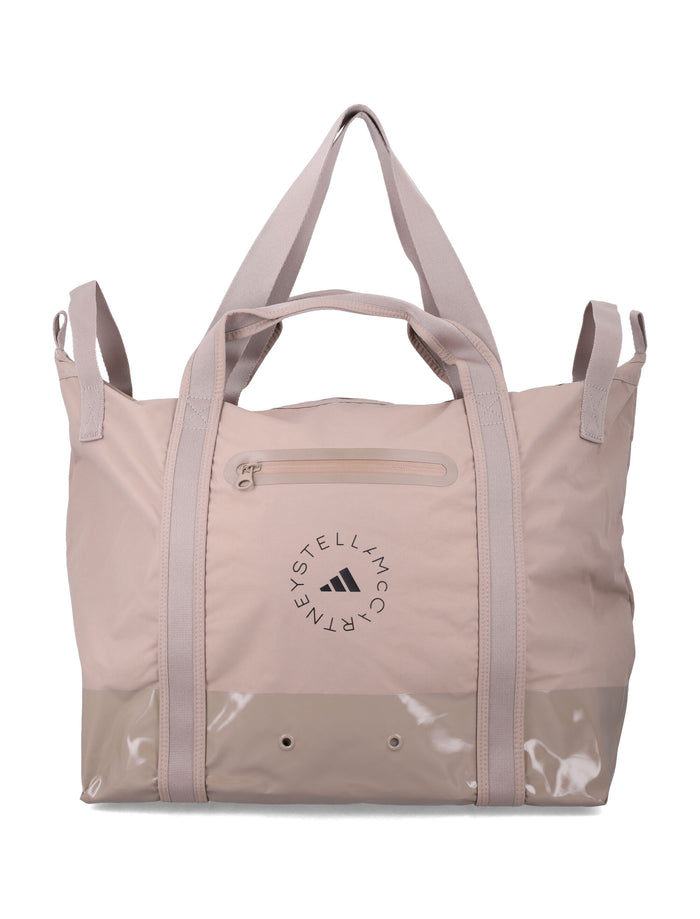 adidas by Stella McCartney versatile tote Chalky Brown Recycled Polyester