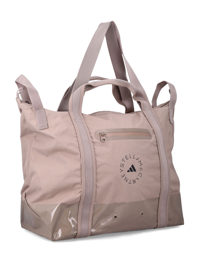 adidas by Stella McCartney versatile tote Chalky Brown Recycled Polyester