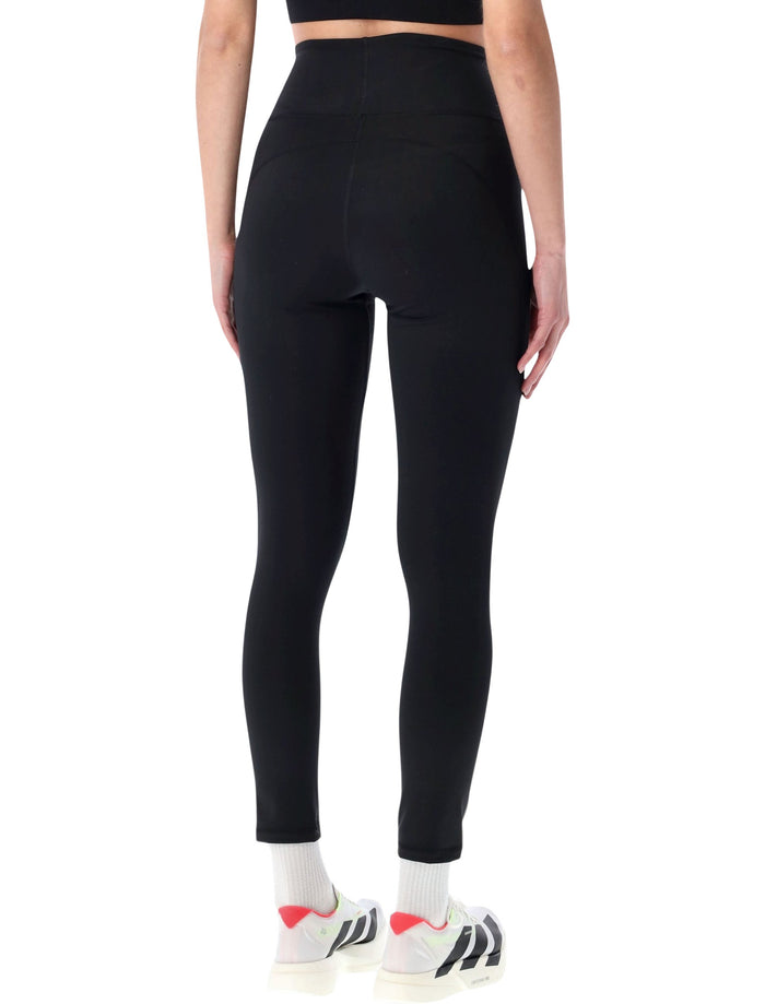 Adidas by Stella McCartney high-waist 7-8 yoga leggings Black Recycled Polyester