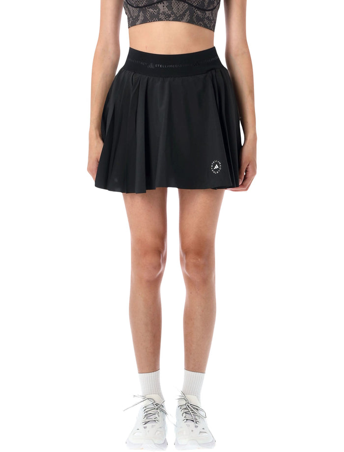 Adidas by Stella McCartney pleated training skort Black Recycled Polyamide Short