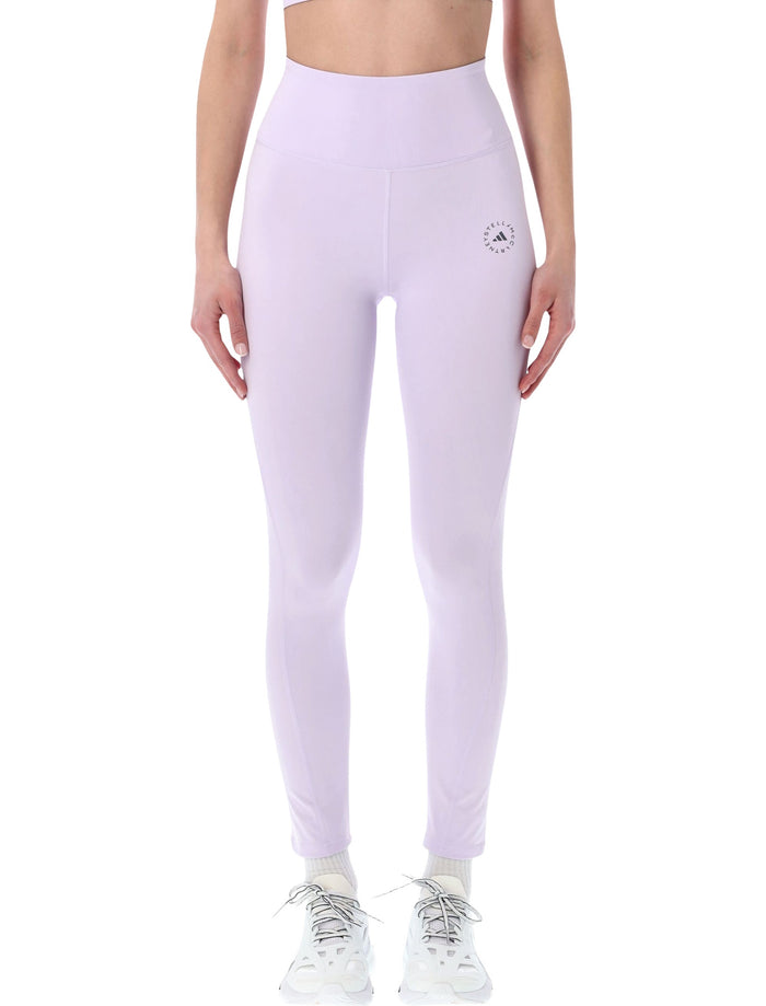 Adidas By Stella Mccartney Yoga 7-8 Leggings Lillac Recycled Polyester