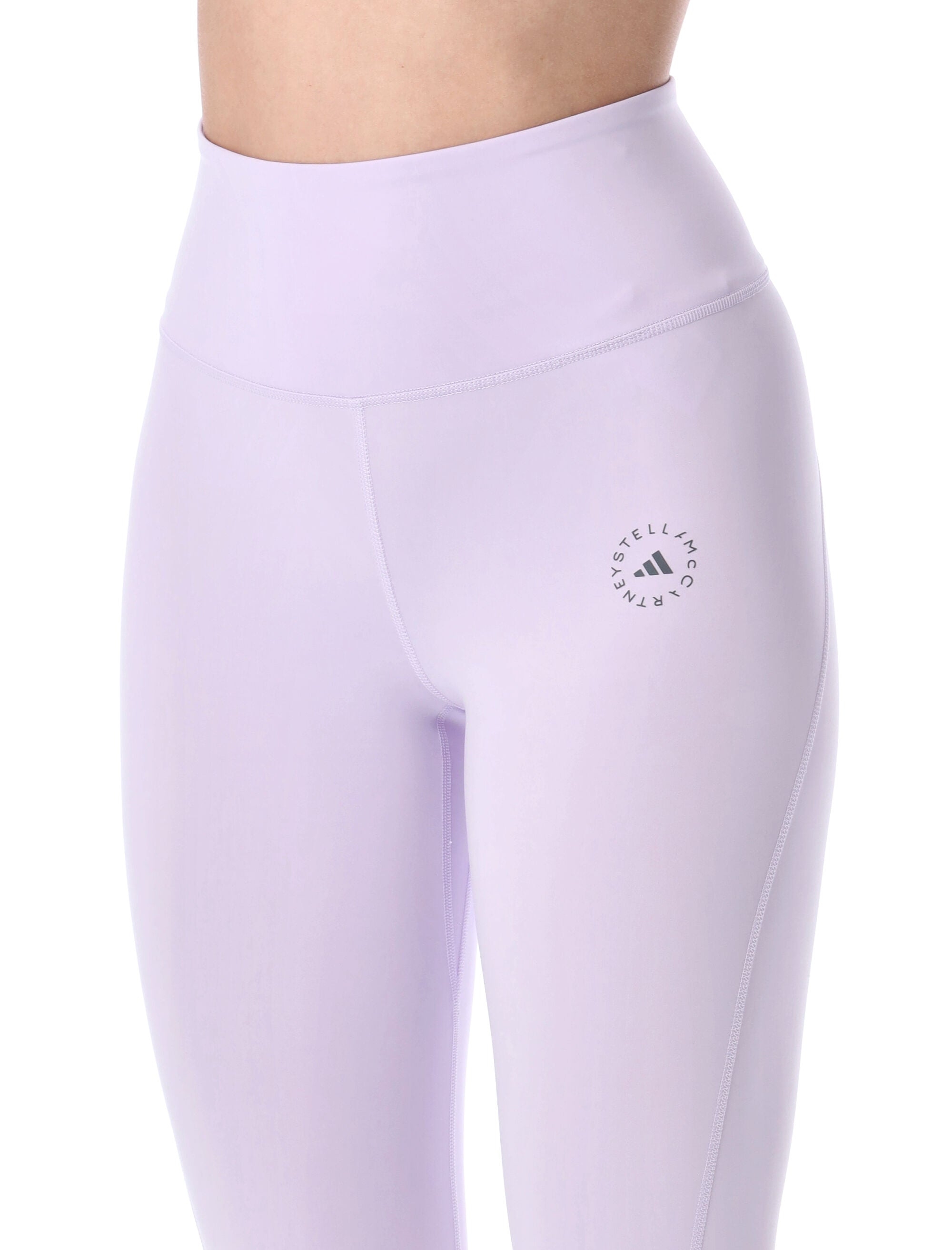 Adidas By Stella Mccartney Yoga 7-8 Leggings Lillac Recycled Polyester