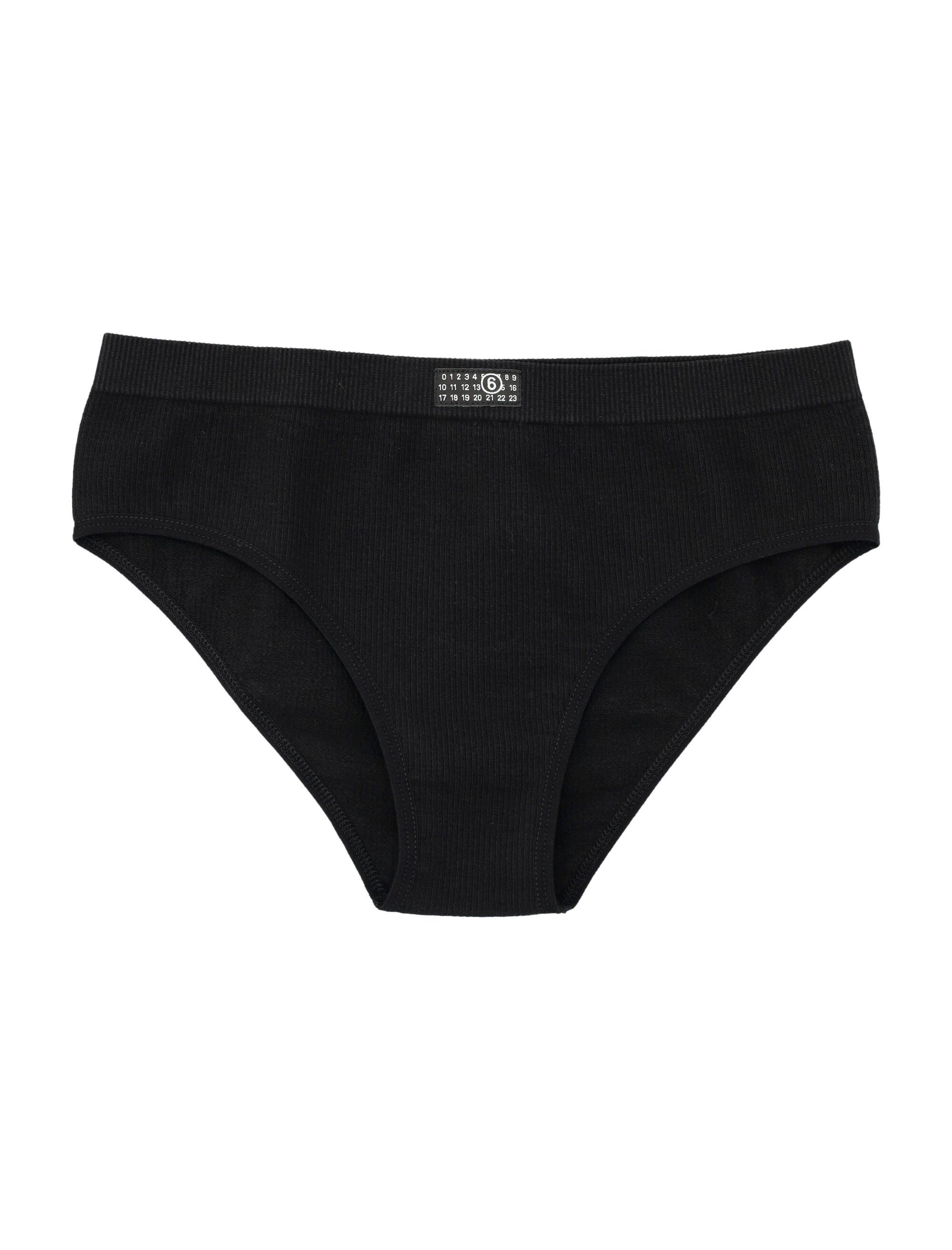 MM6 Maison Margiela Classic Brief Black Cotton Underwear