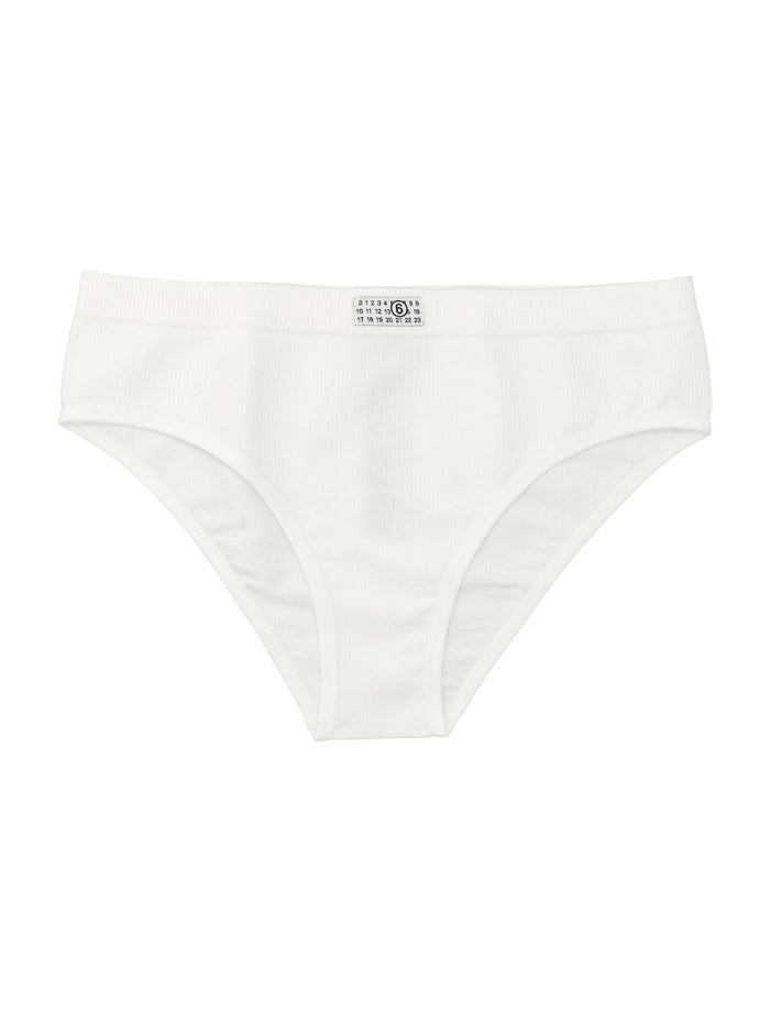 MM6 Maison Margiela Classic Brief White Cotton Underwear