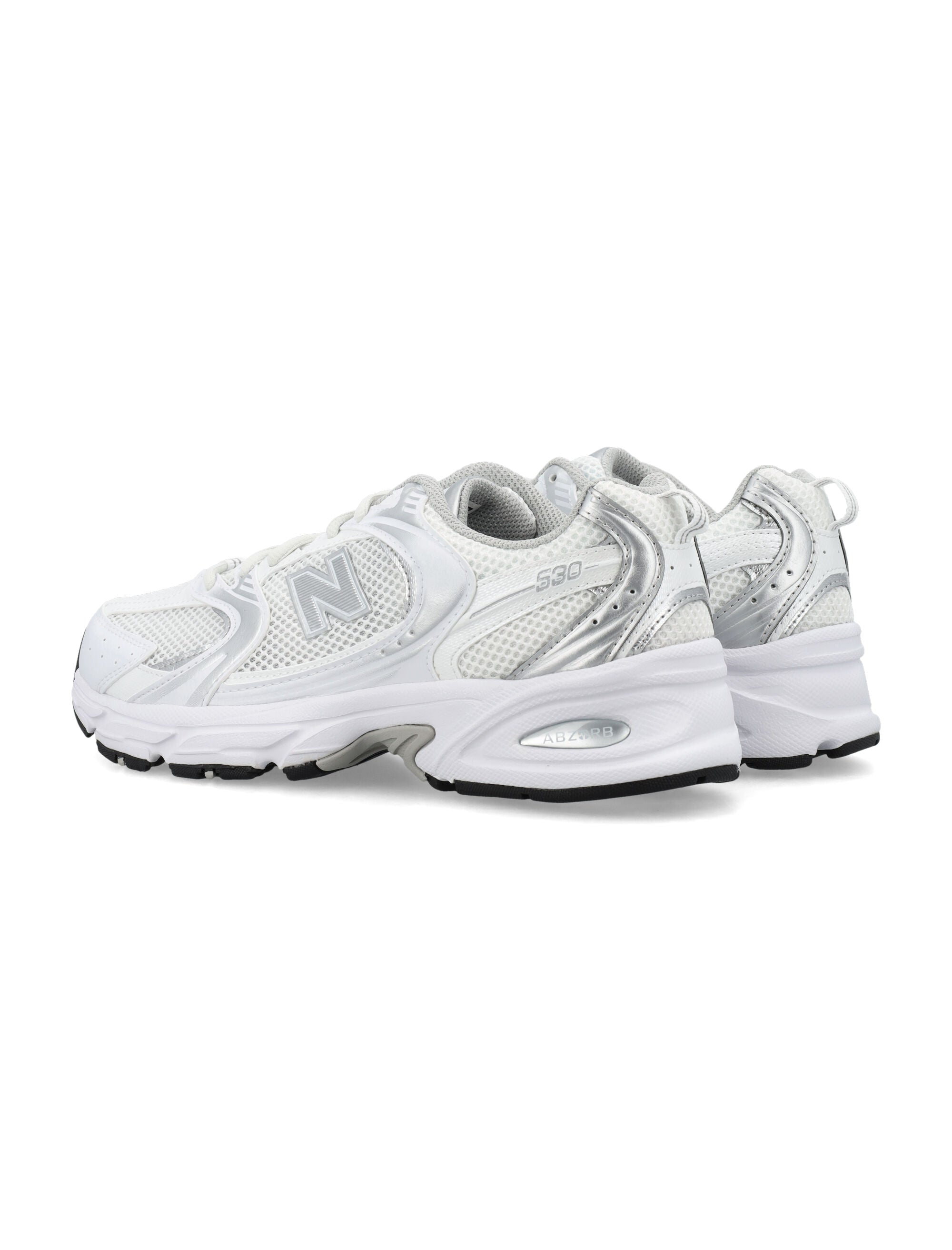 New Balance 530 white sneakers White/silver Metallic Synthetic Sole