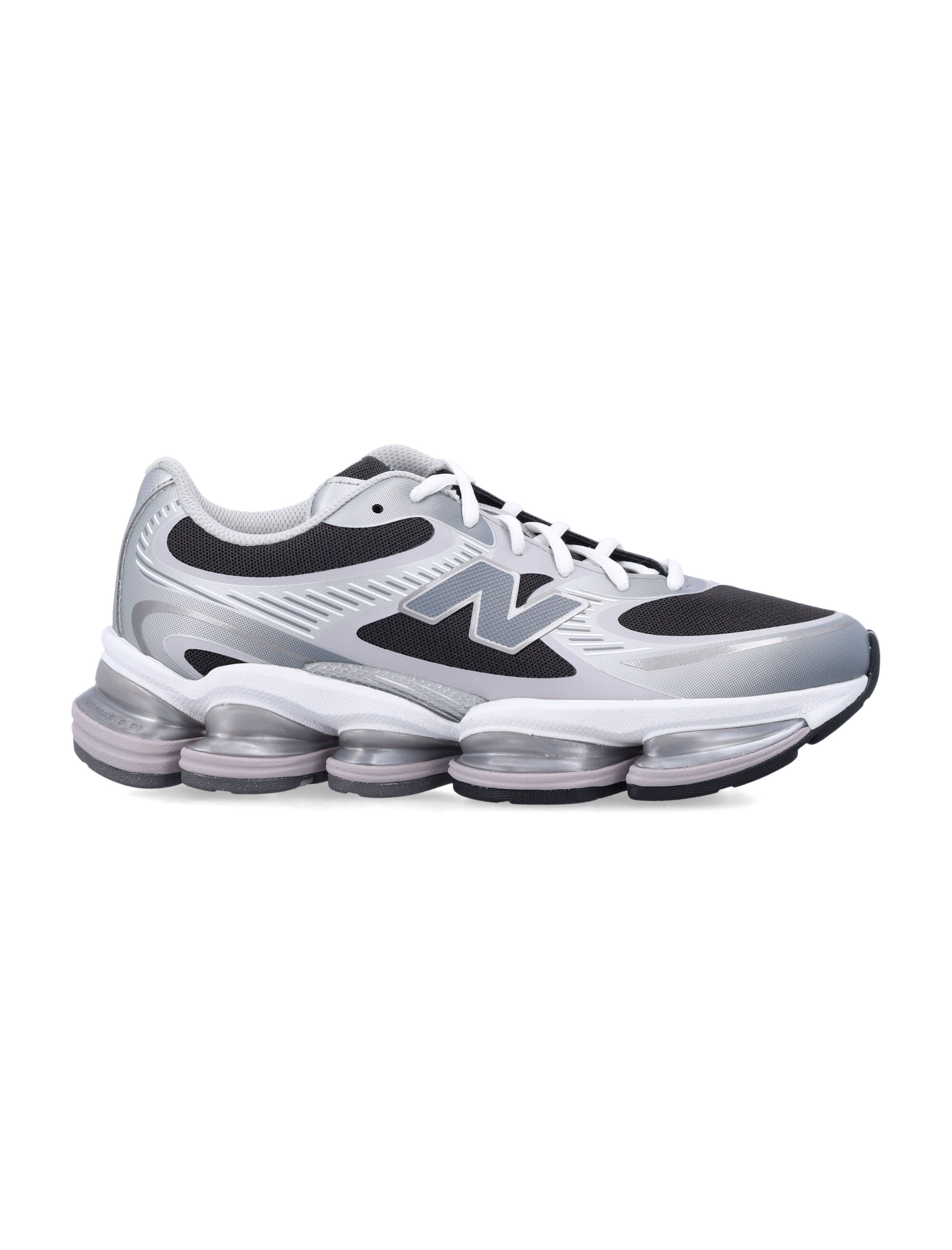 New Balance Abzorb 2000 Silver Grey Sneakers Metallic Synthetic Mesh Sole