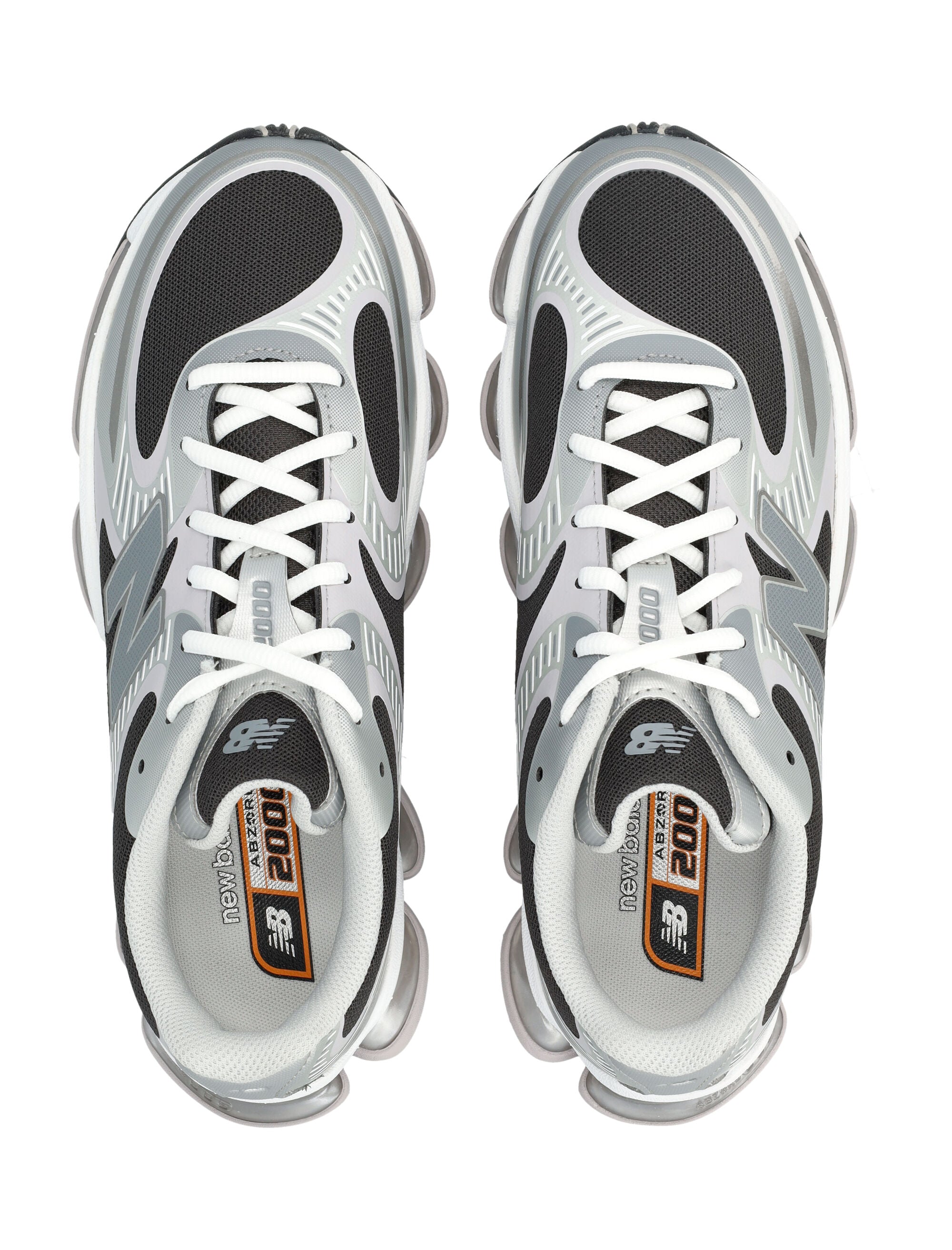 New Balance Abzorb 2000 Silver Grey Sneakers Metallic Synthetic Mesh Sole
