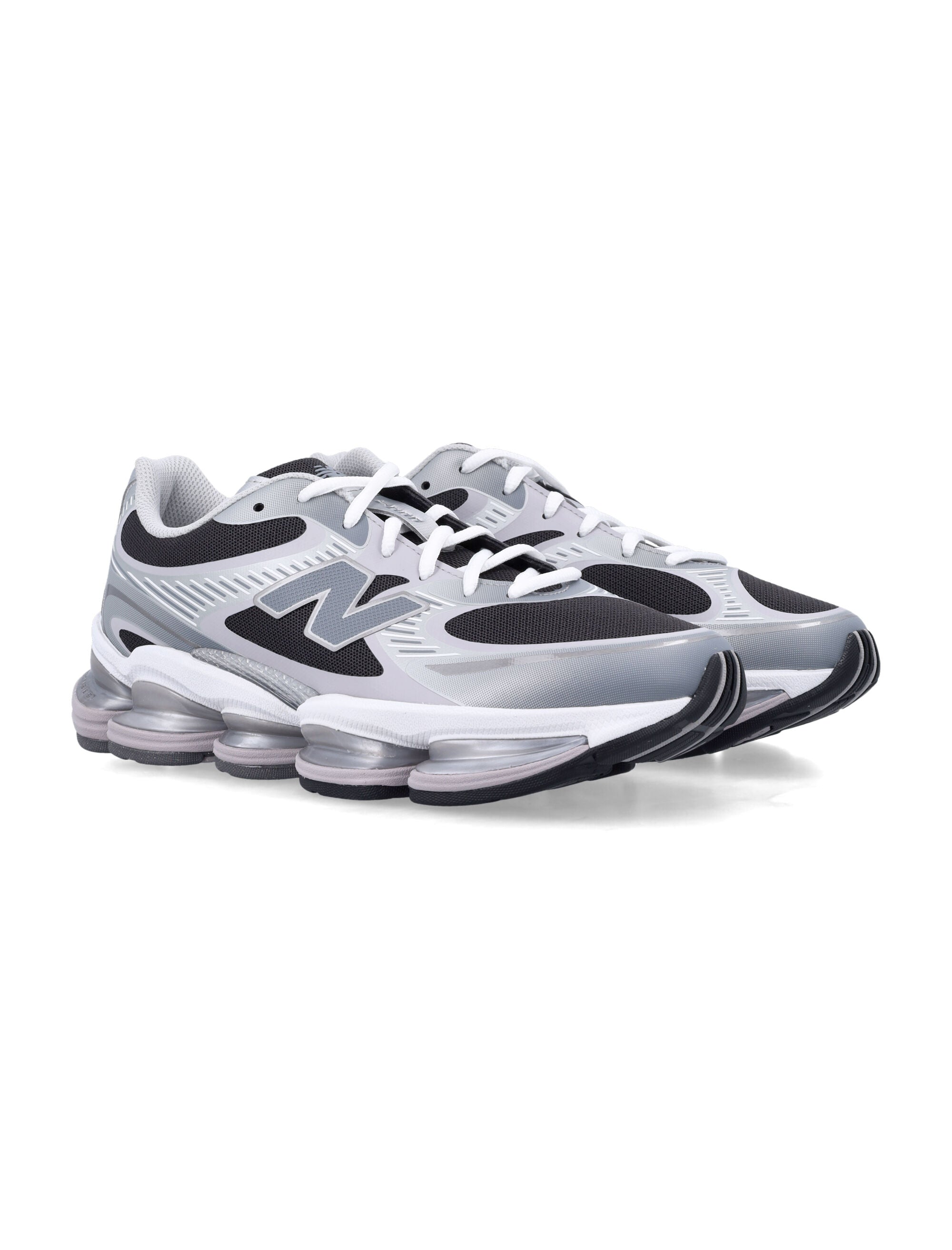 New Balance Abzorb 2000 Silver Grey Sneakers Metallic Synthetic Mesh Sole