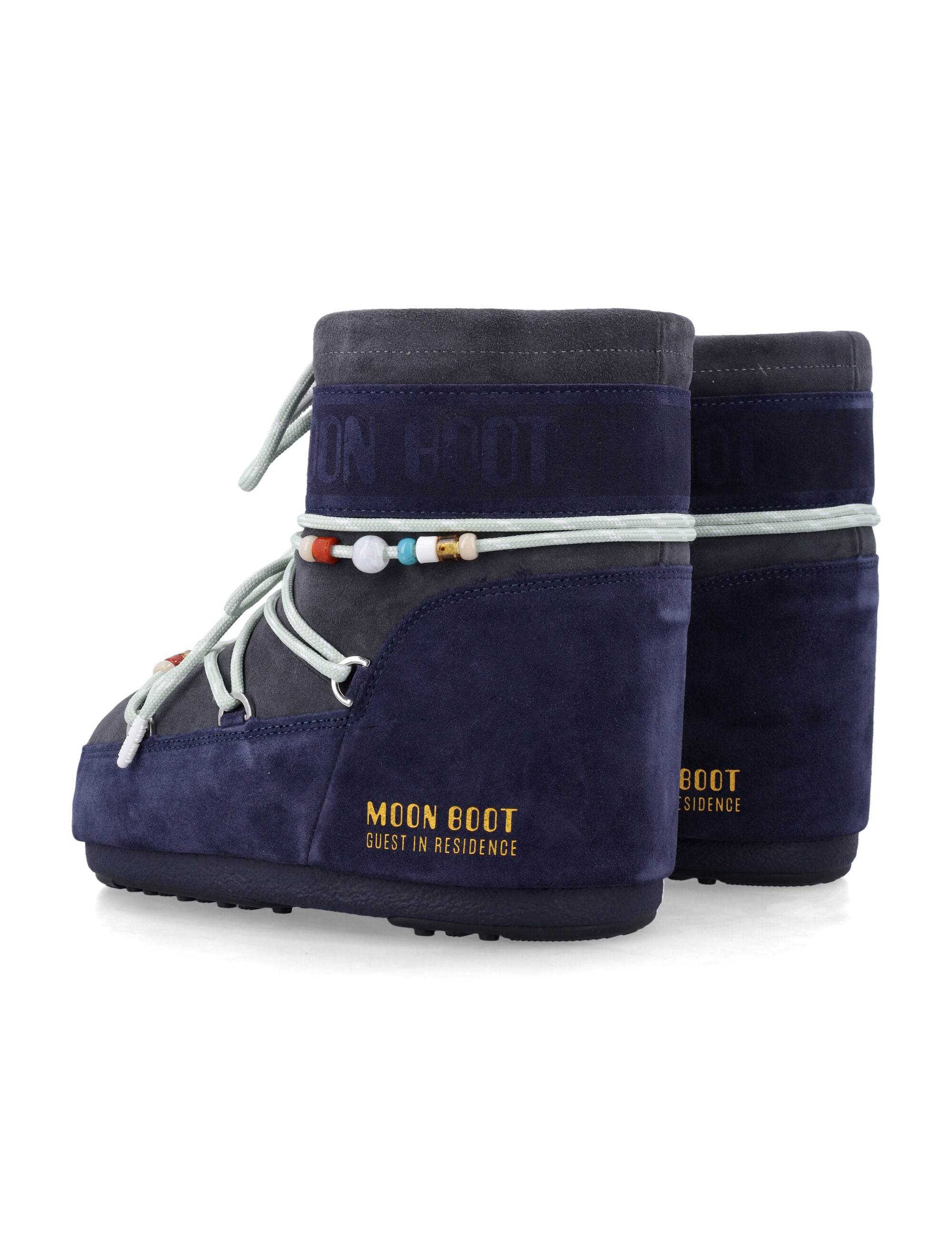 Moon Boot x Guest in Residence Icon Low suede beads Midnight Grey Upper
