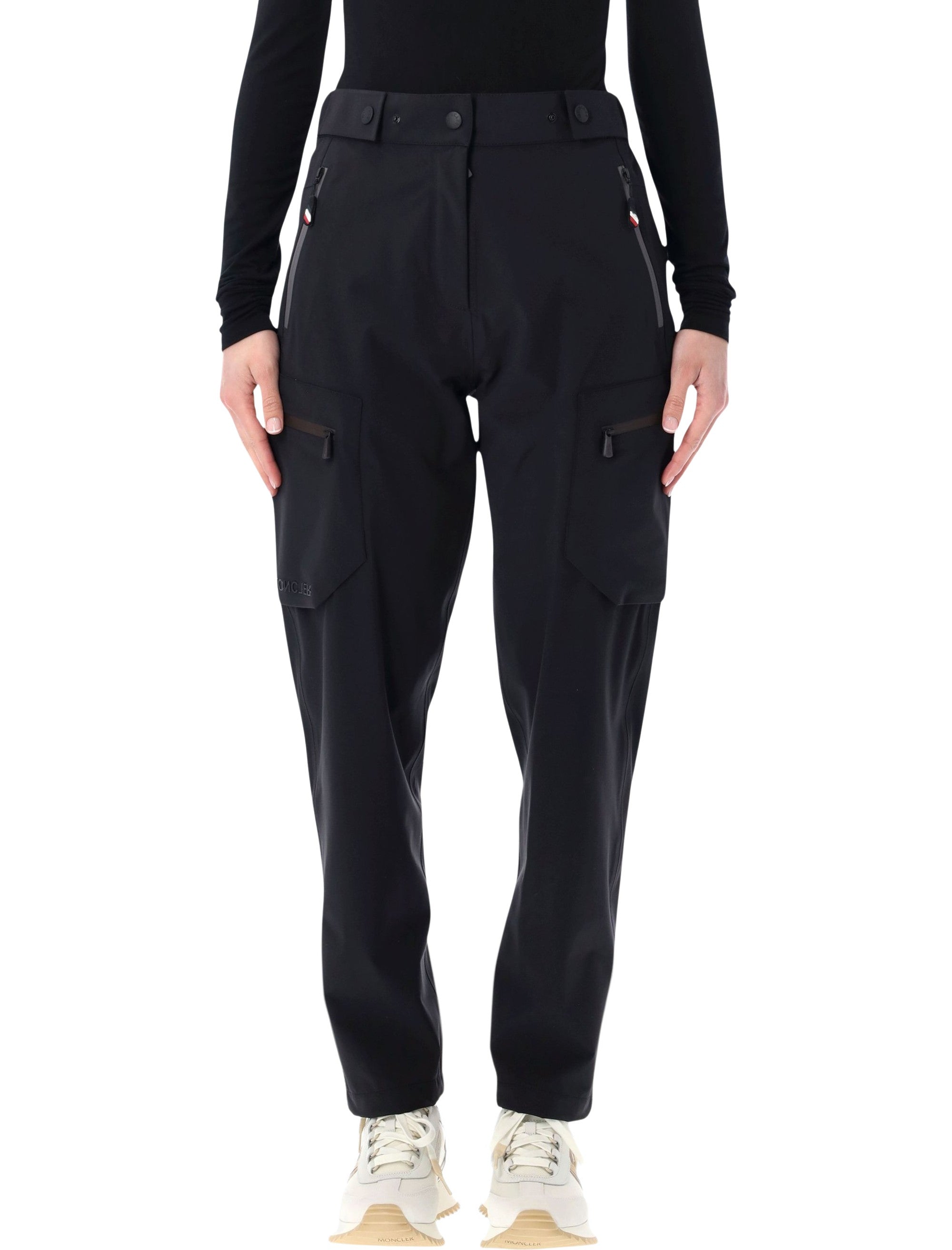 Moncler Grenoble water-repellent jogging pants Black Polyamide