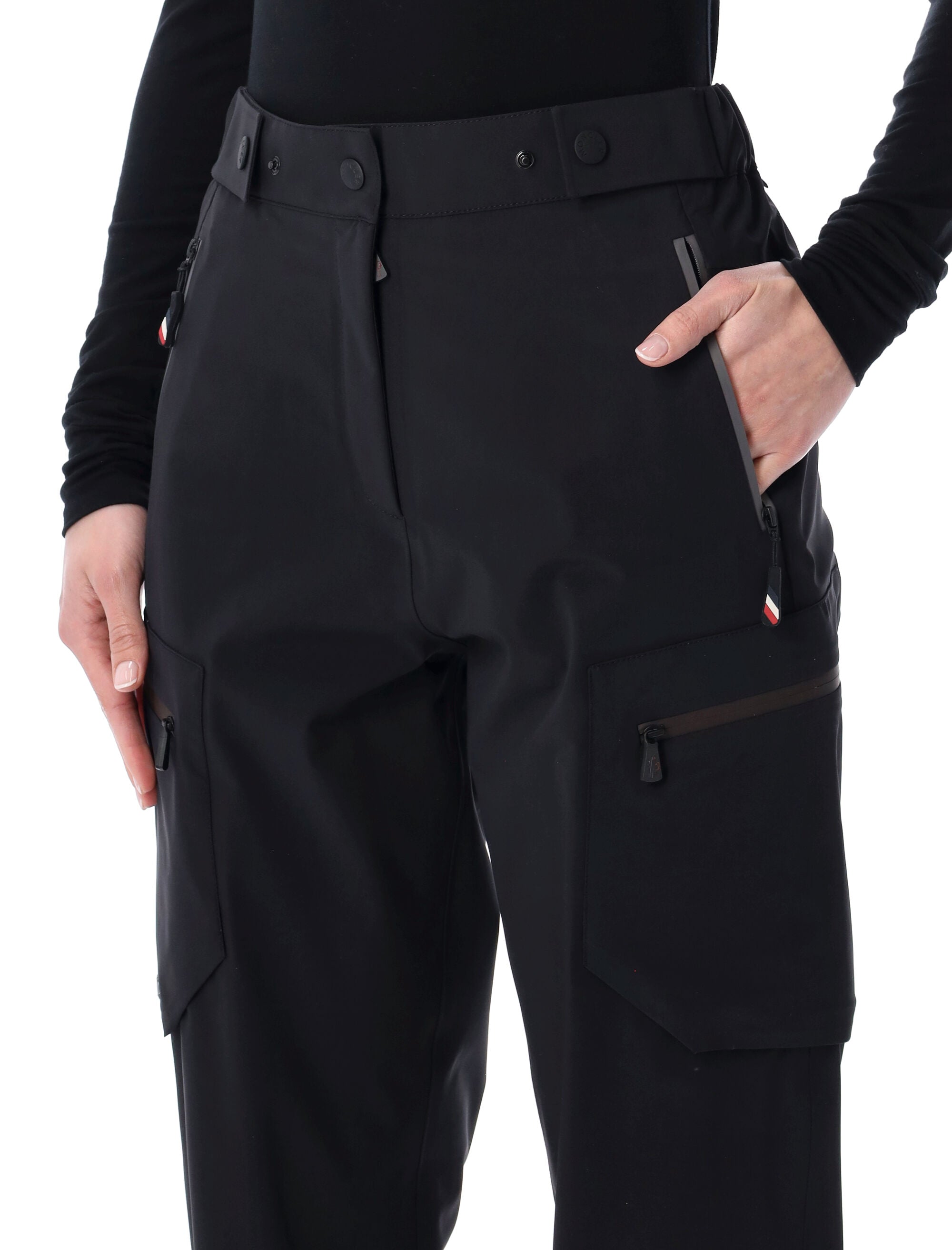 Moncler Grenoble water-repellent jogging pants Black Polyamide