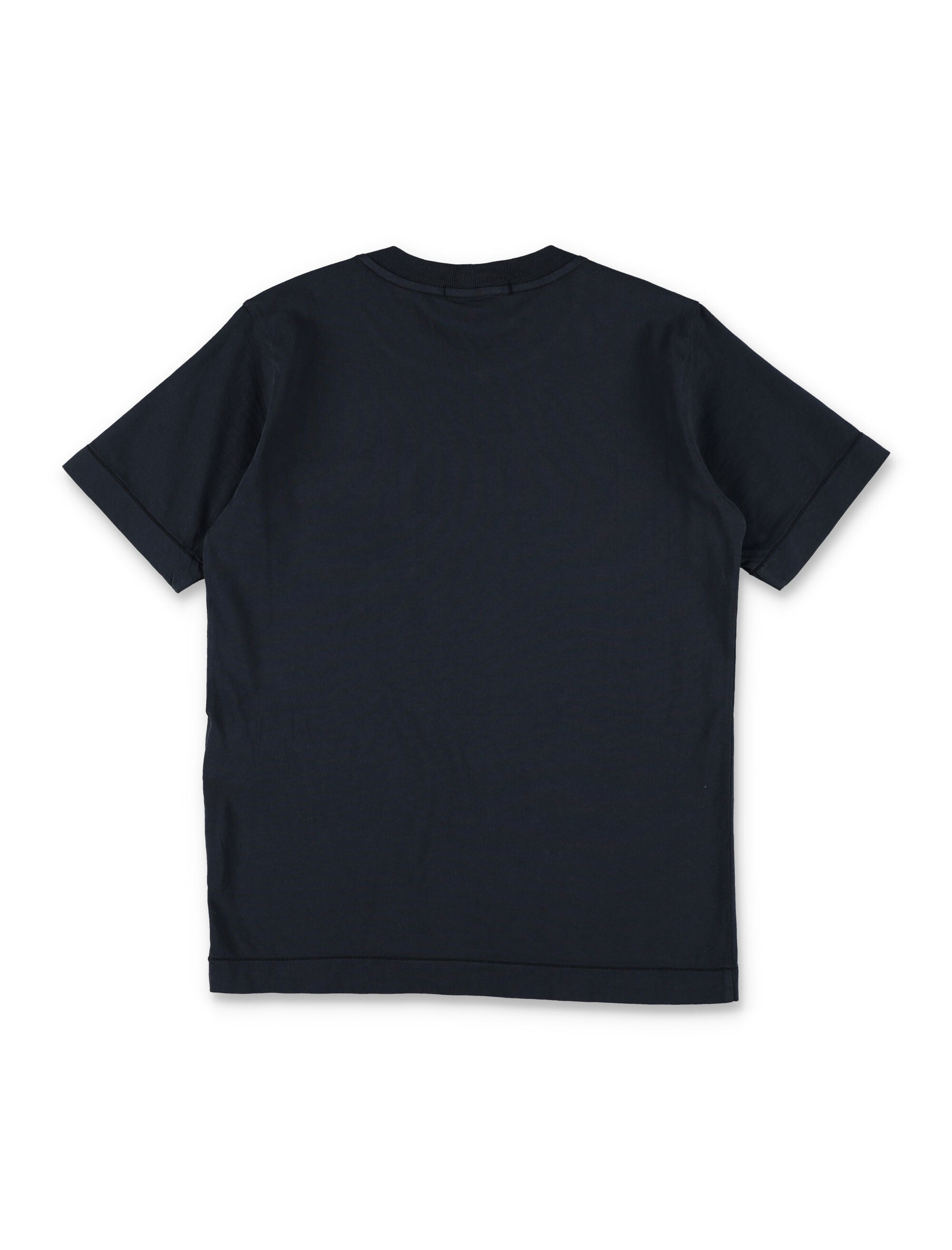 Stone Island Junior patch pocket T-shirt Navy Cotton