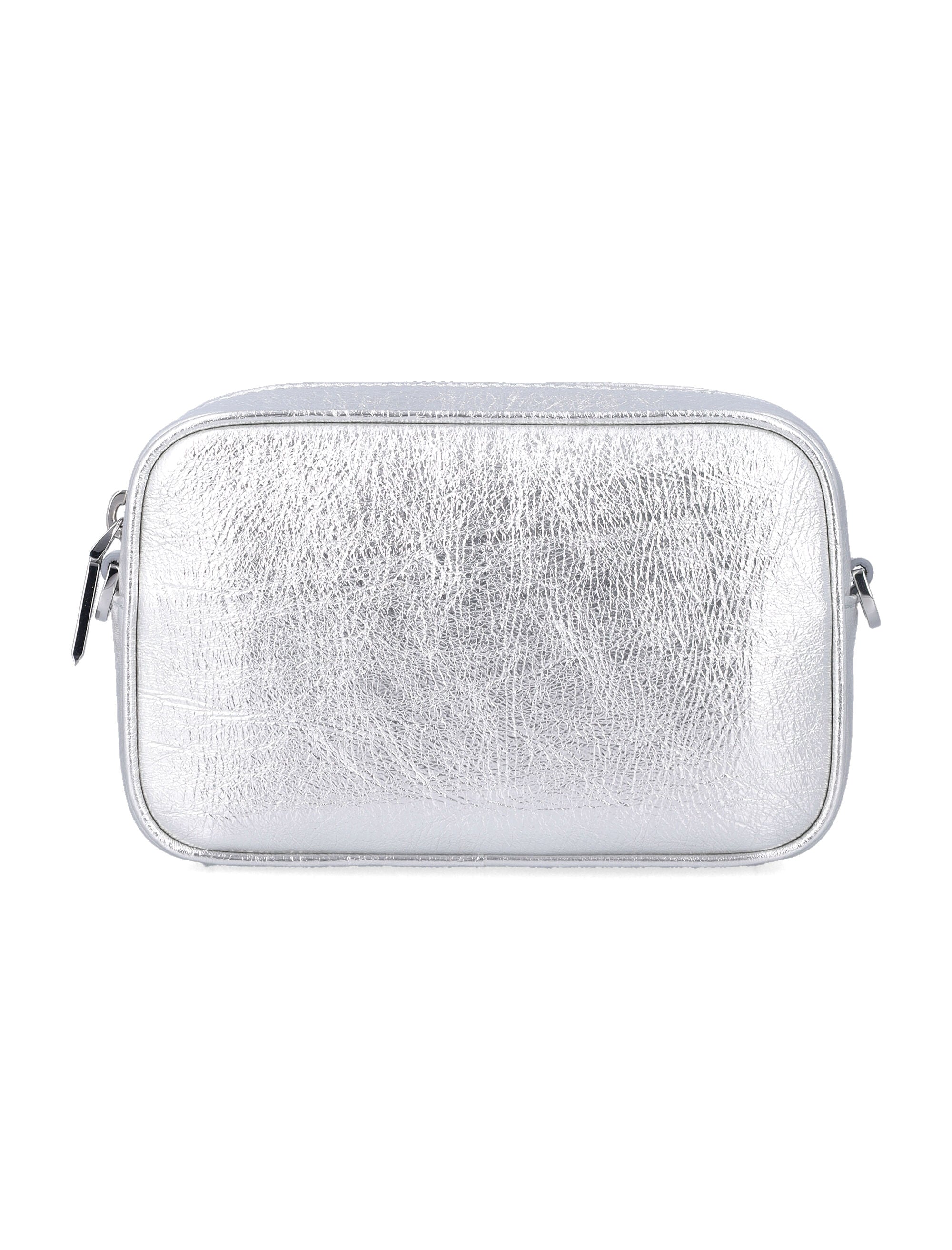 Golden Goose Mini Star bag in silver leather Cow Shoulder