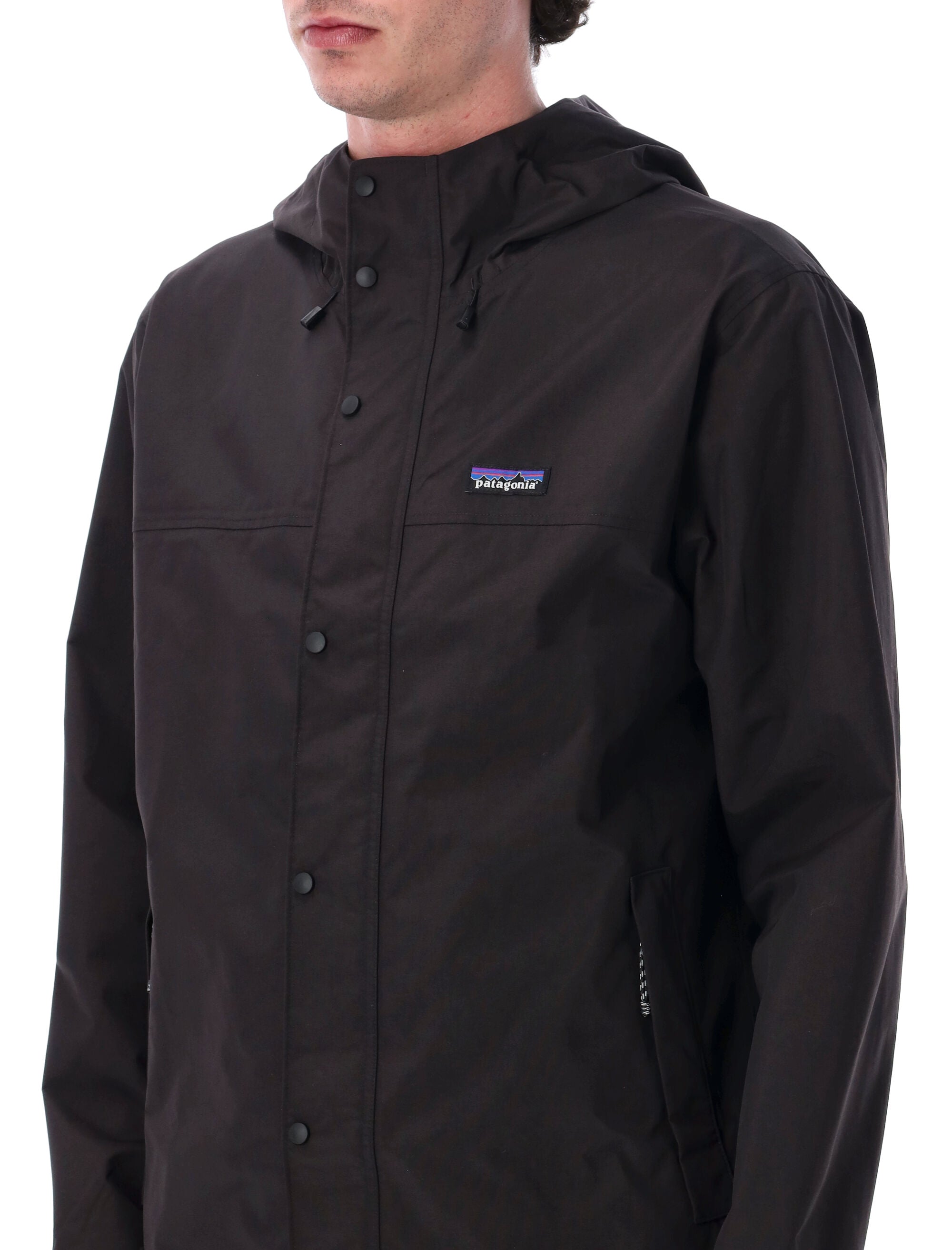 Patagonia Outdoor Everyday rain jacket Black Recycled Nylon Lining